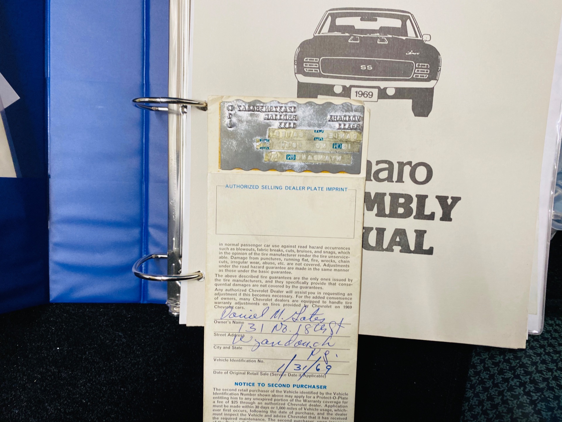 Used 1969 Chevrolet Camaro - X55 SUPER SPORT - NUMBERS MATCHING ENGINE - FUEL INJECTED - SEE VIDEO | Mundelein, IL
