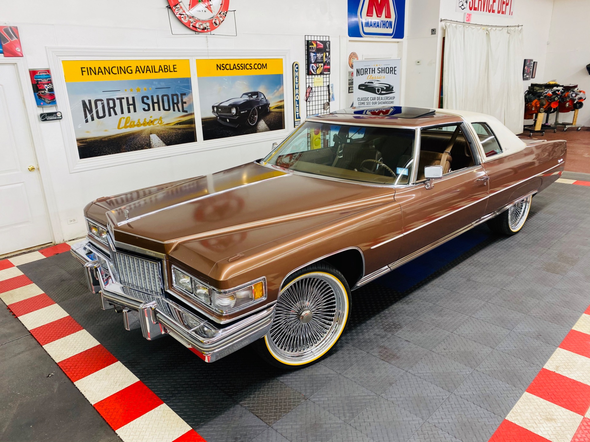 Used 1975 Cadillac DeVille - COUPE DEVILLE DELEGANCE - NEW WHEELS AND TIRES - DRIVES GREAT - SEE VIDEO | St. Petersburg, FL