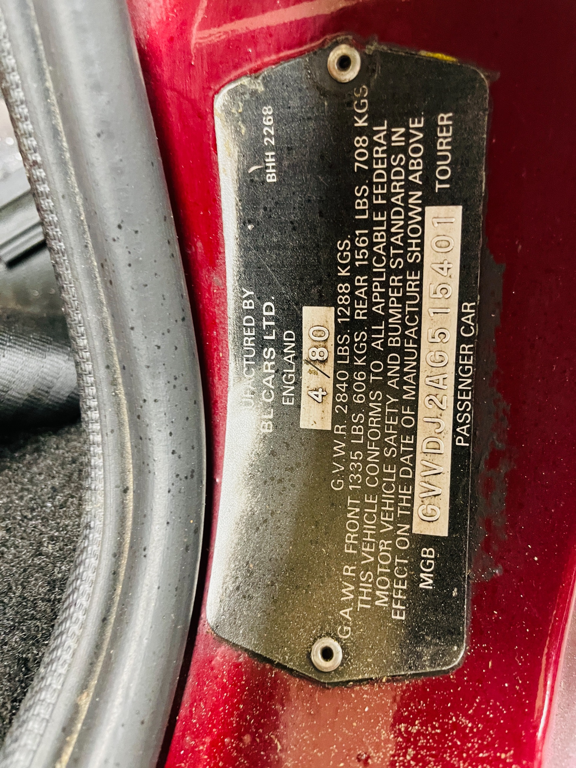 Used 1980 MG MGB - TOURER CONVERTIBLE - SEE VIDEO - | Mundelein, IL
