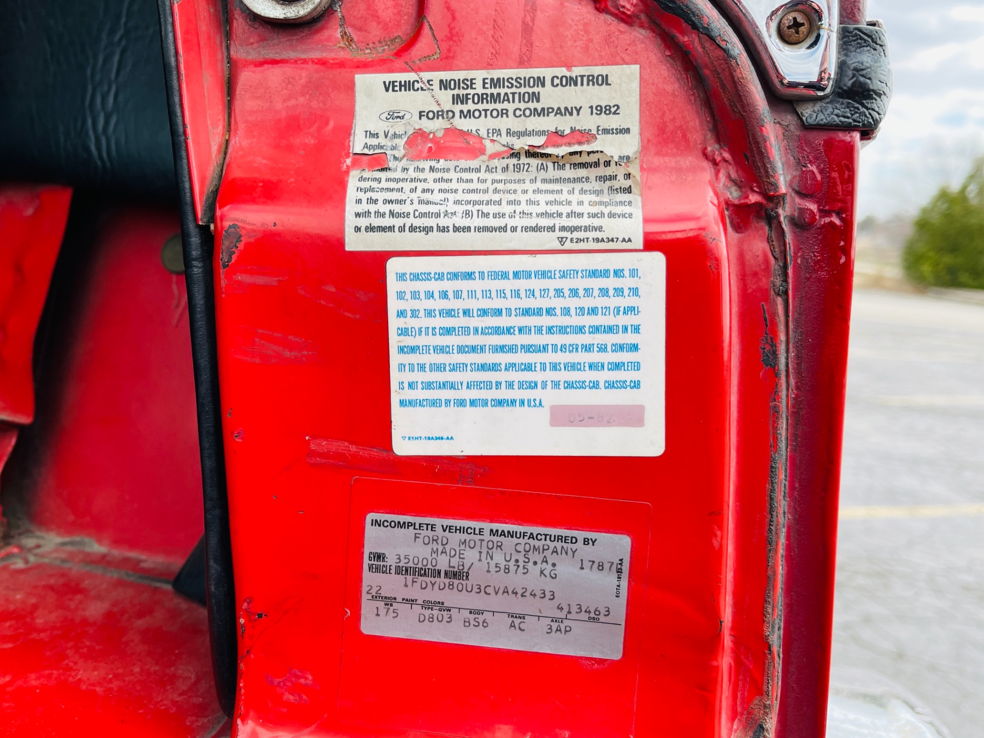 Used 1982 Ford 8000 - FIRE ENGINE - VERY GOOD ORIGINAL CONDITION - SEE VIDEO - | St. Petersburg, FL
