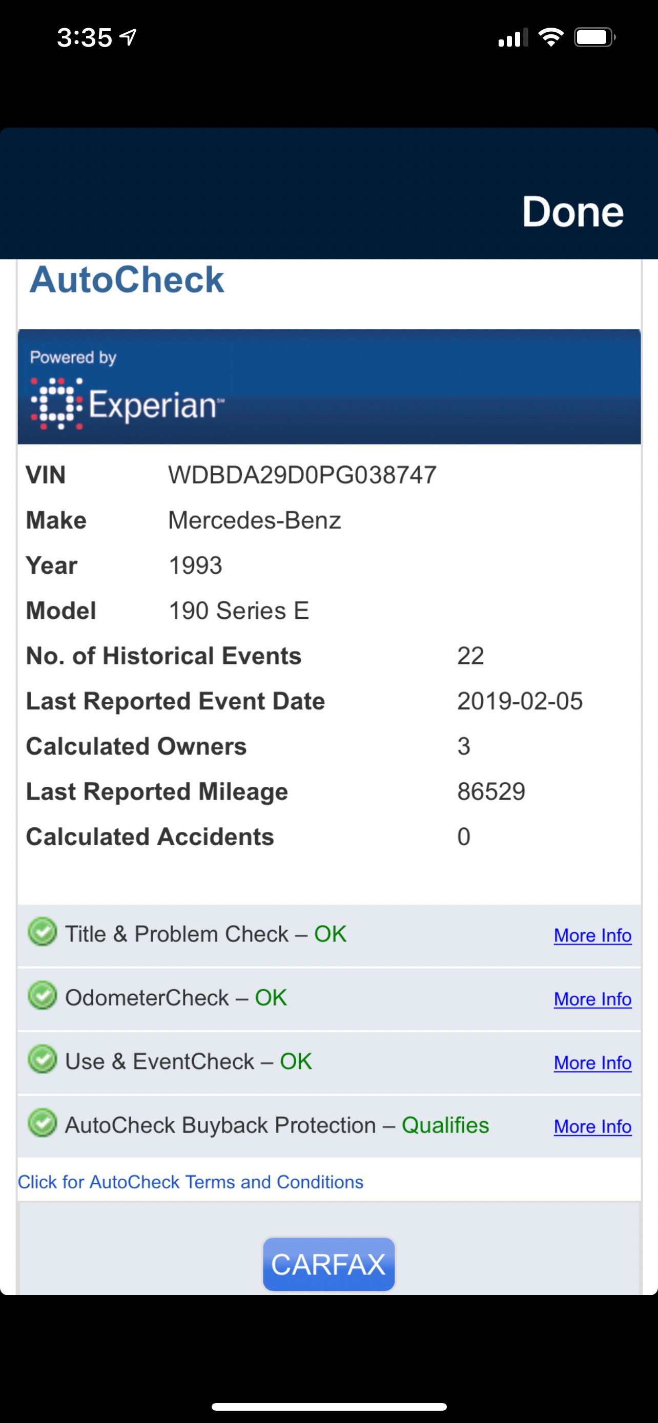 Used 1993 Mercedes-Benz 190-Class 190 E 2.6 - SEE VIDEO - | St. Petersburg, FL