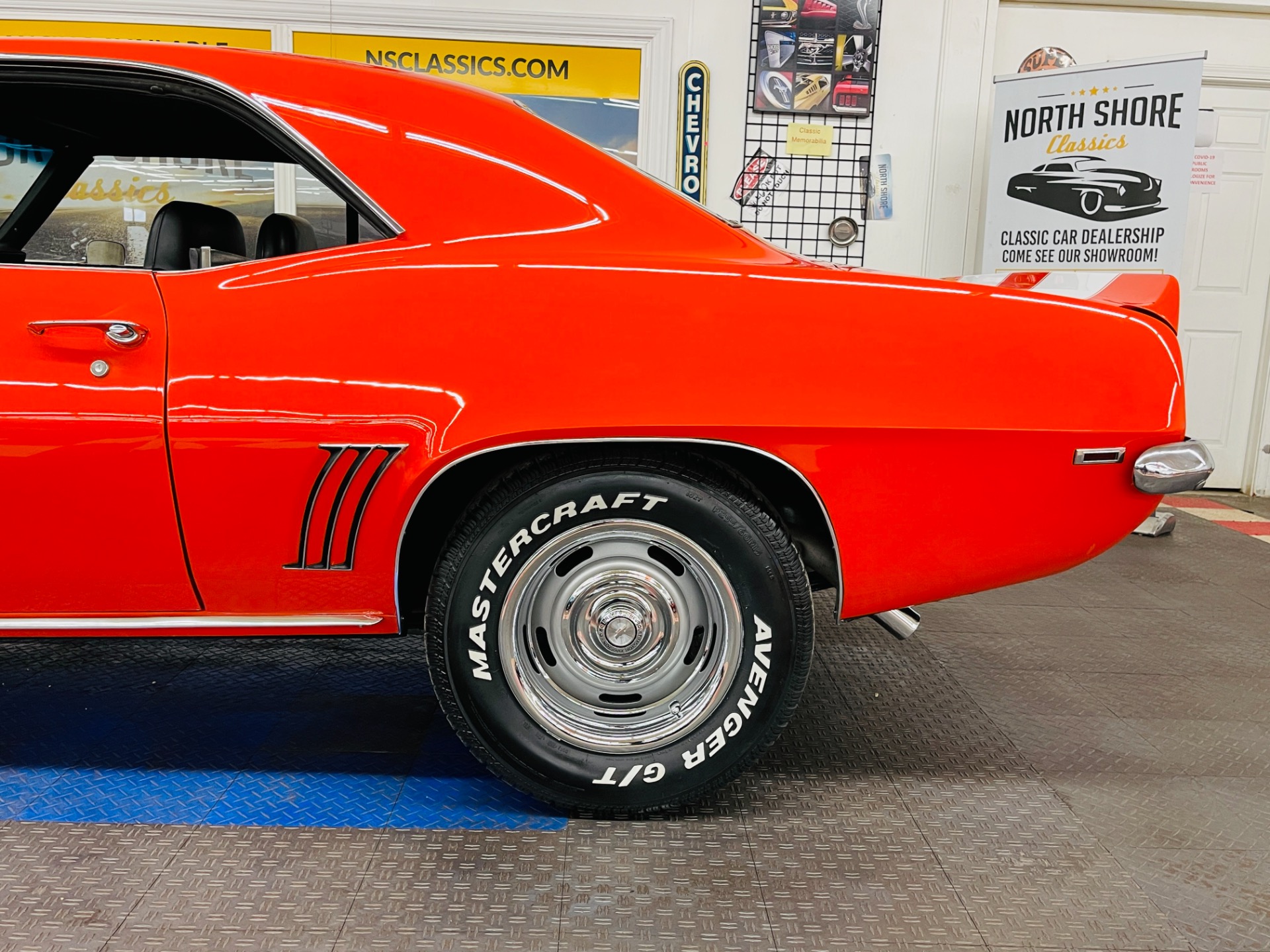 1969 Chevrolet Camaro Ss 350 Hugger Orange Houndstooth Interior