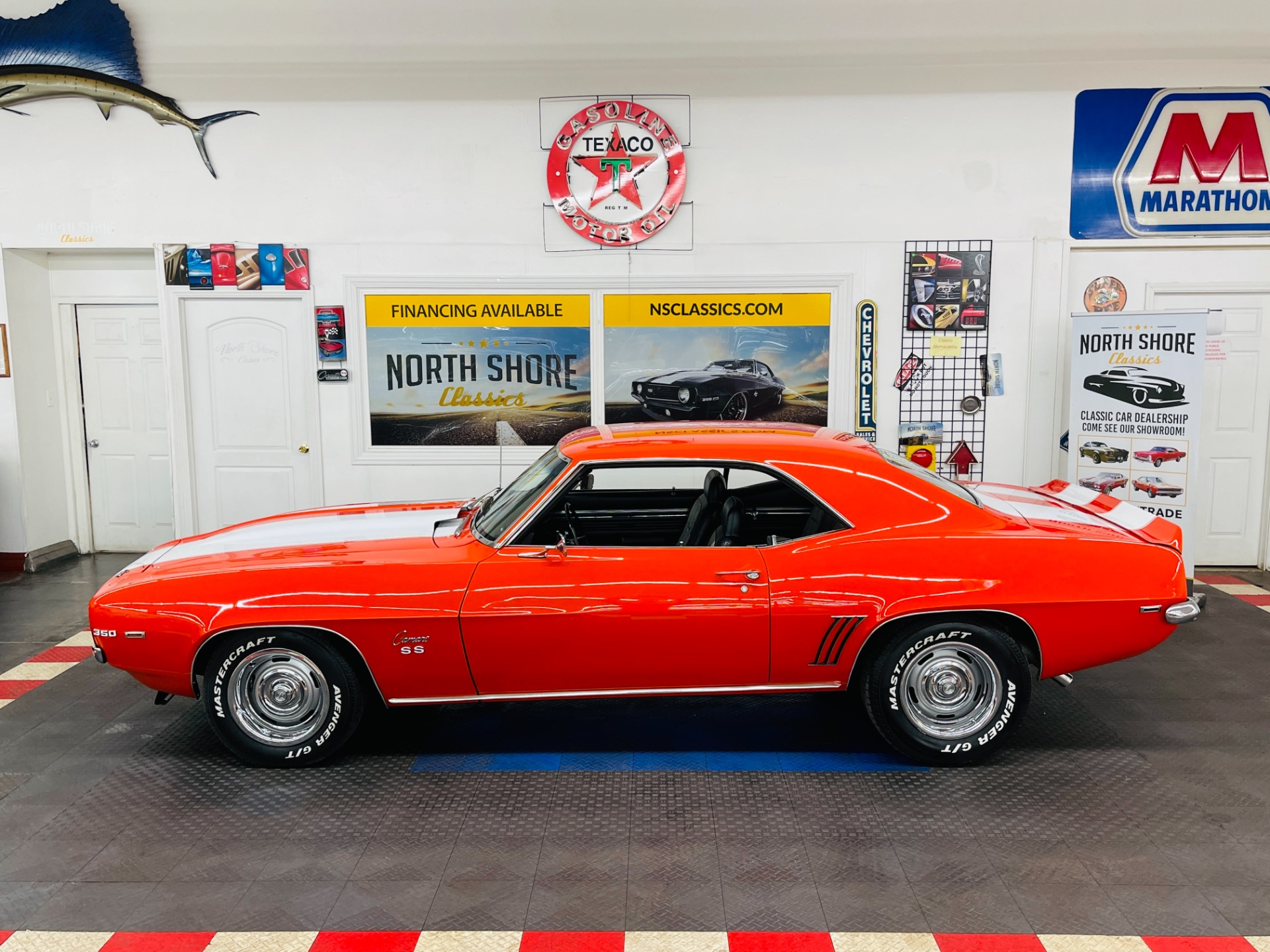 Used 1969 Chevrolet Camaro - SS 350 - HUGGER ORANGE - HOUNDSTOOTH INTERIOR - SEE VIDEO - | Mundelein, IL