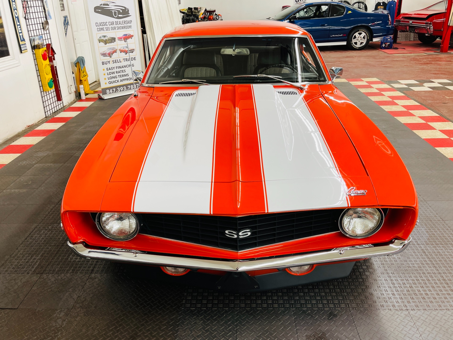 Used 1969 Chevrolet Camaro - SS 350 - HUGGER ORANGE - HOUNDSTOOTH INTERIOR - SEE VIDEO - | Mundelein, IL