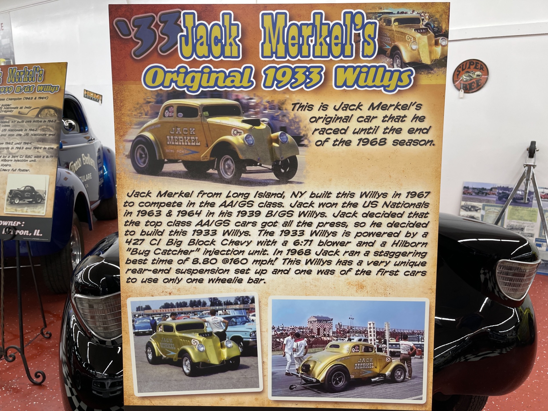 Used 1933 Willys Coupe - JACK MERKEL CHAMPIONSHIP CAR - AA/GS CHAMPION - | Mundelein, IL