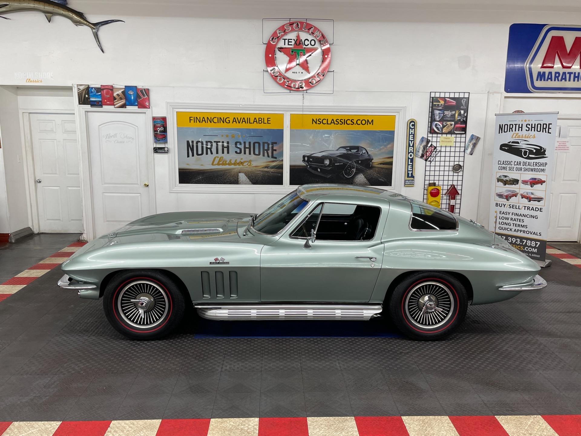 Used 1966 Chevrolet Corvette - MOSPORT GREEN COUPE - 390 HP 427 ENGINE - 4 SPEED - SEE VIDEO | Mundelein, IL