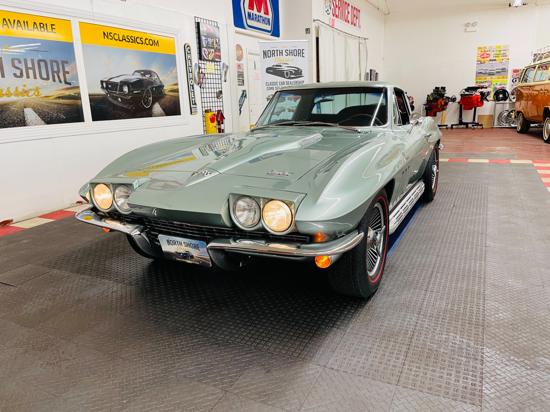 Used 1966 Chevrolet Corvette - MOSPORT GREEN COUPE - 390 HP 427 ENGINE - 4 SPEED - SEE VIDEO | Mundelein, IL