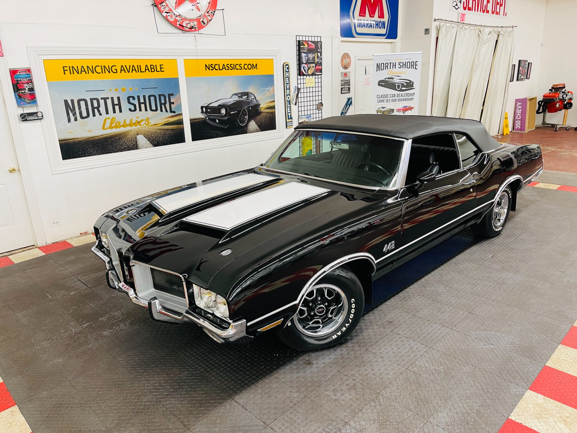 Used 1971 Oldsmobile 442 - CONVERTIBLE - TRIPLE BLACK - NUMBERS MATCHING - SEE VIDEO | Mundelein, IL