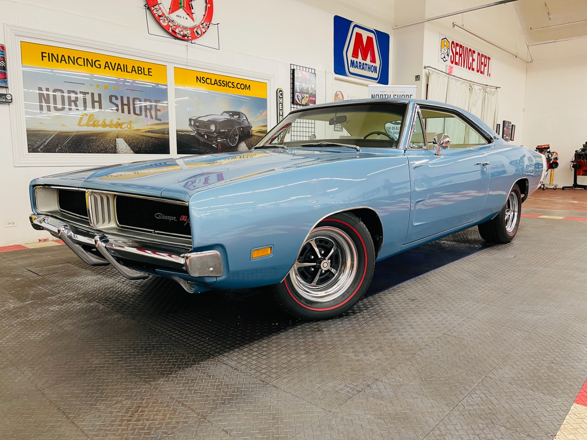 Used 1969 Dodge Charger - R/T - 440 MAGNUM - 4 SPEED TRANS - B3 BLUE - SEE VIDEO | St. Petersburg, FL
