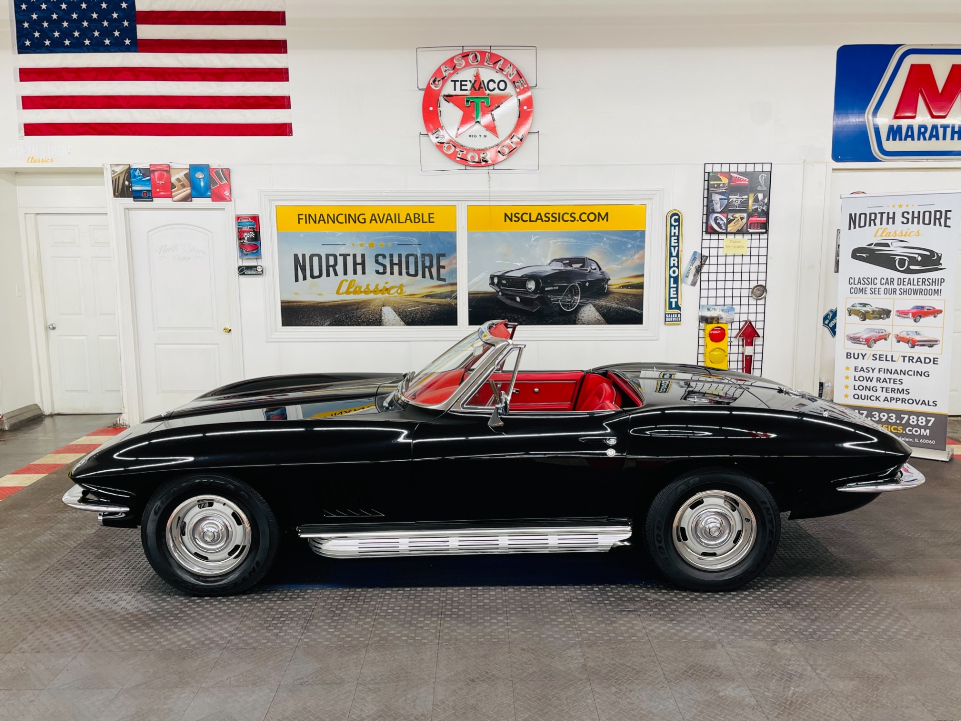 Used 1967 Chevrolet Corvette - CONVERTIBLE - REAL BLACK/RED COLOR COMBO - TANK STICKER - SEE VIDEO | St. Petersburg, FL