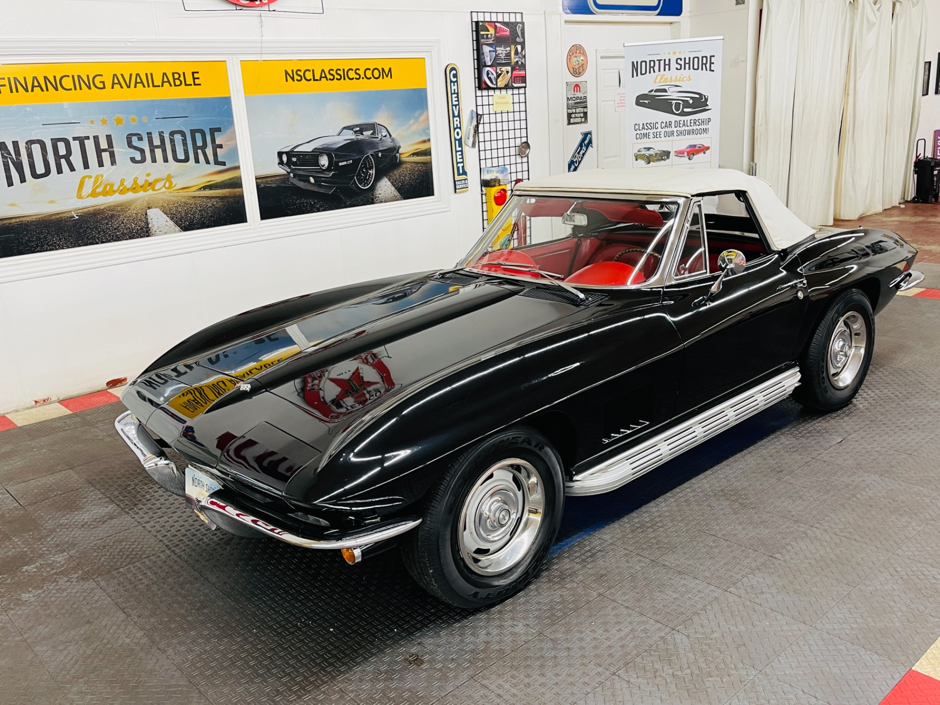 Used 1967 Chevrolet Corvette - CONVERTIBLE - REAL BLACK/RED COLOR COMBO - TANK STICKER - SEE VIDEO | St. Petersburg, FL