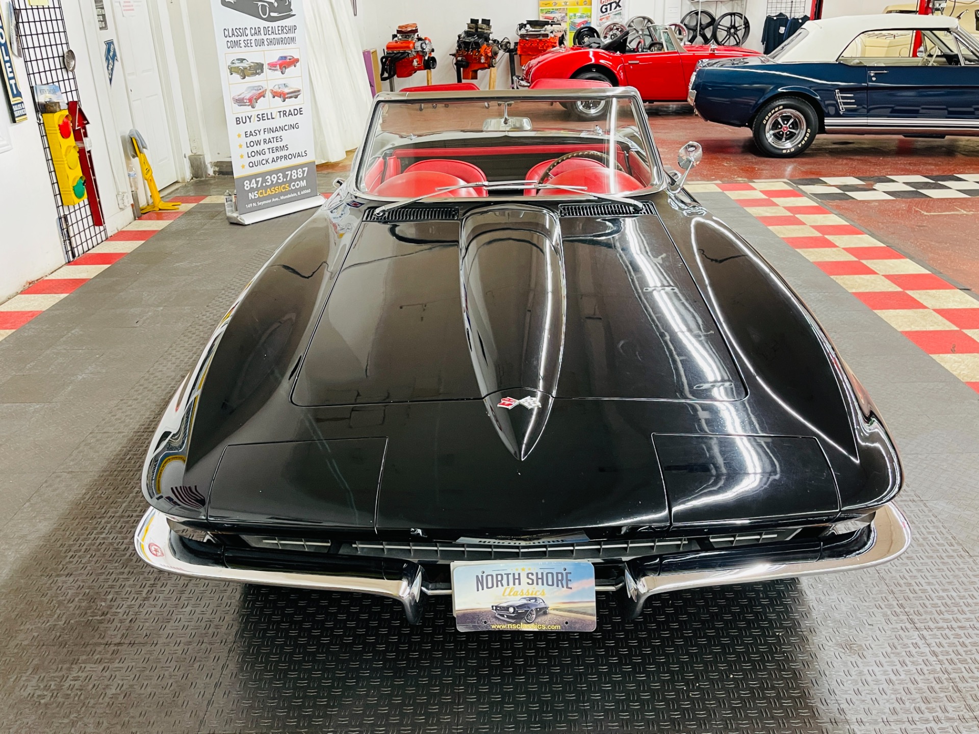 Used 1967 Chevrolet Corvette - CONVERTIBLE - REAL BLACK/RED COLOR COMBO - TANK STICKER - SEE VIDEO | St. Petersburg, FL