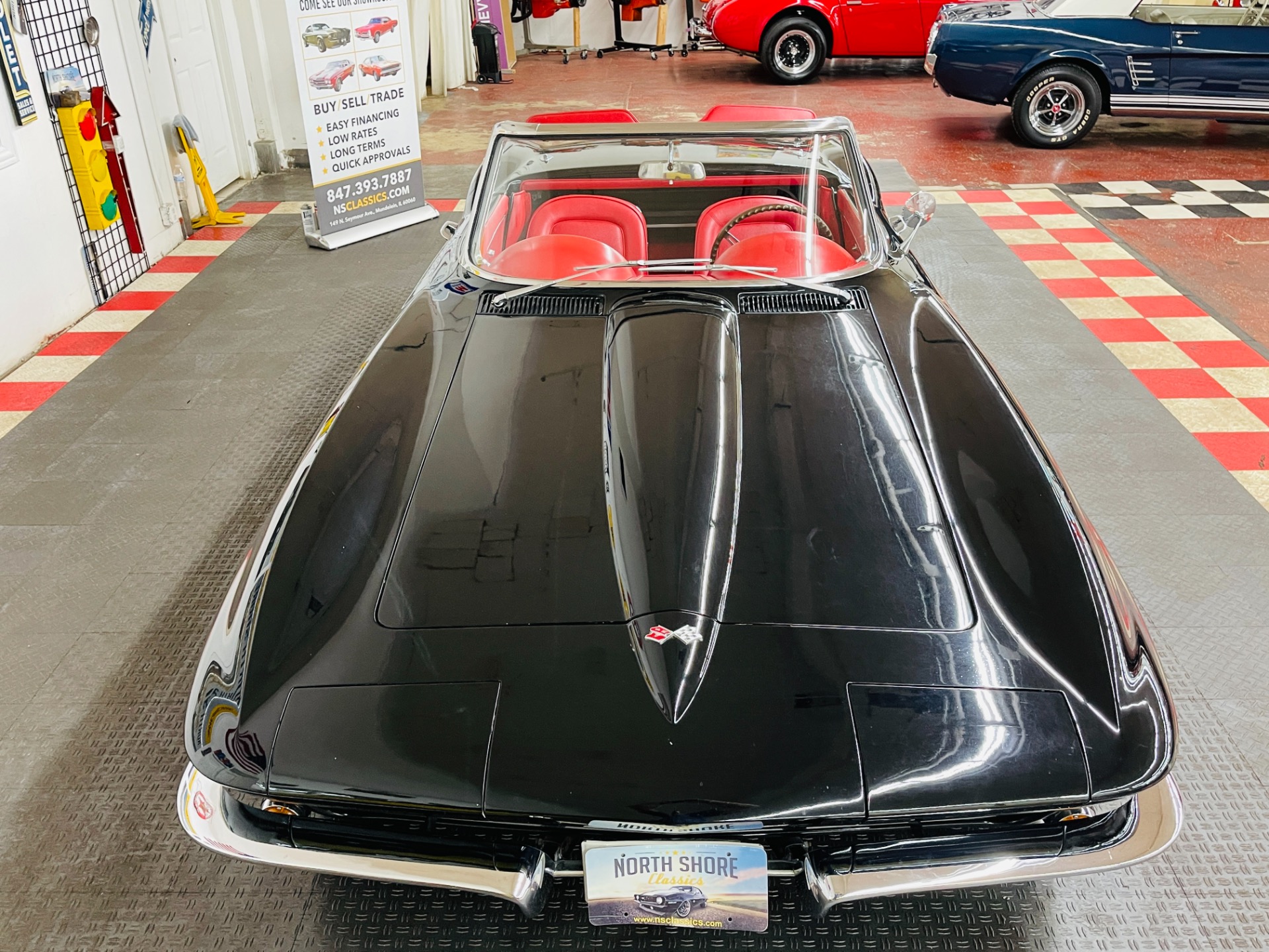 Used 1967 Chevrolet Corvette - CONVERTIBLE - REAL BLACK/RED COLOR COMBO - TANK STICKER - SEE VIDEO | St. Petersburg, FL