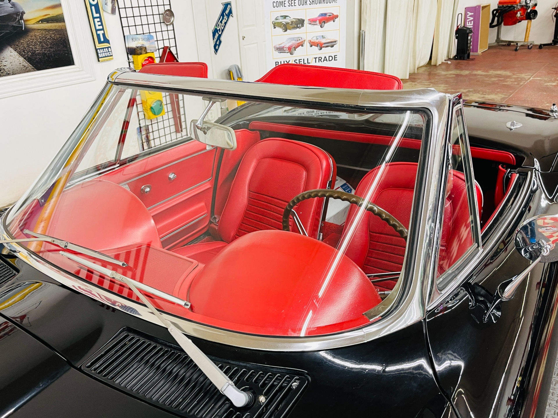 Used 1967 Chevrolet Corvette - CONVERTIBLE - REAL BLACK/RED COLOR COMBO - TANK STICKER - SEE VIDEO | St. Petersburg, FL
