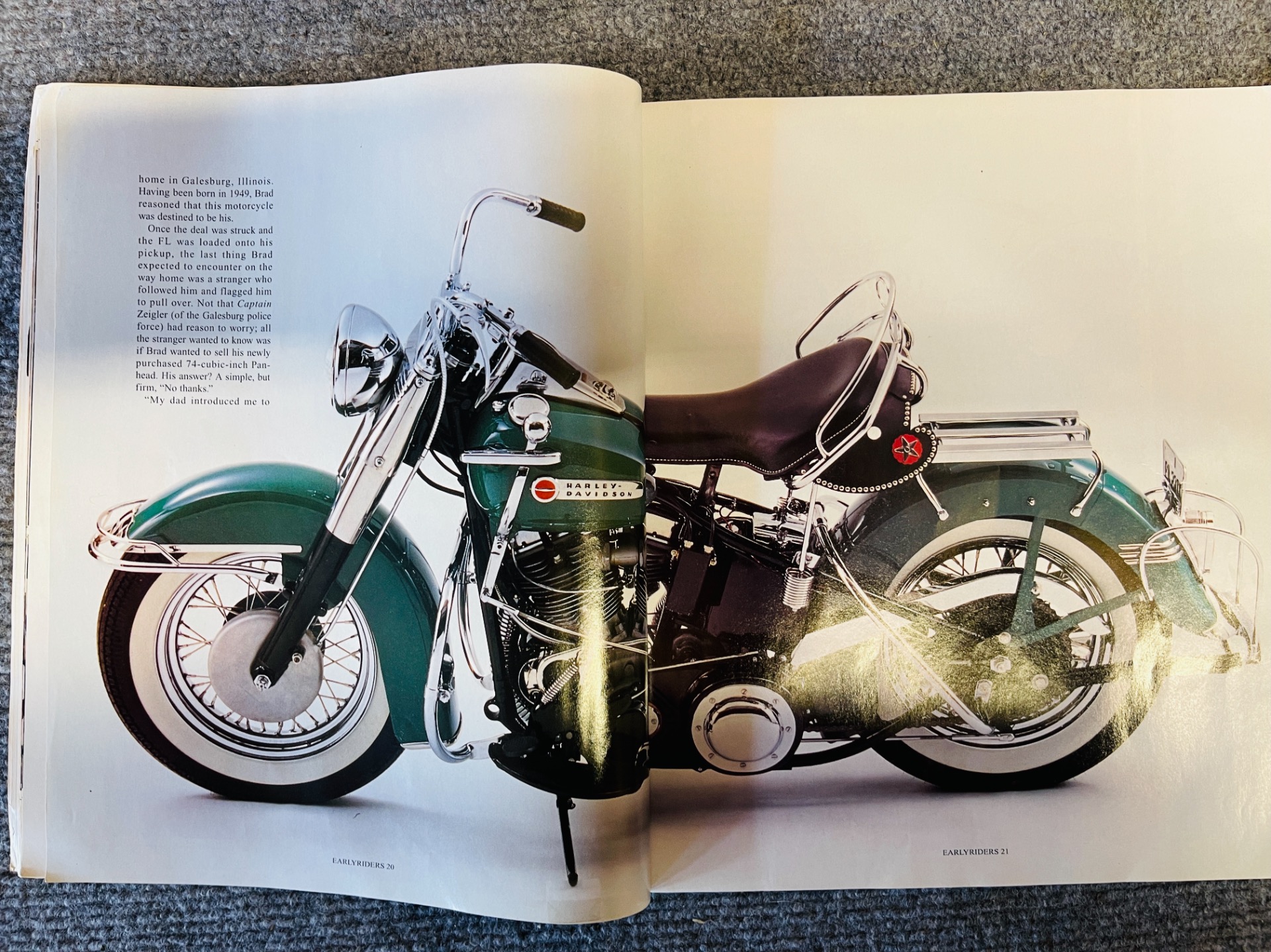 Used 1949 Harley Davidson Hydra Glide Fully Restored Magazine Bike | St. Petersburg, FL