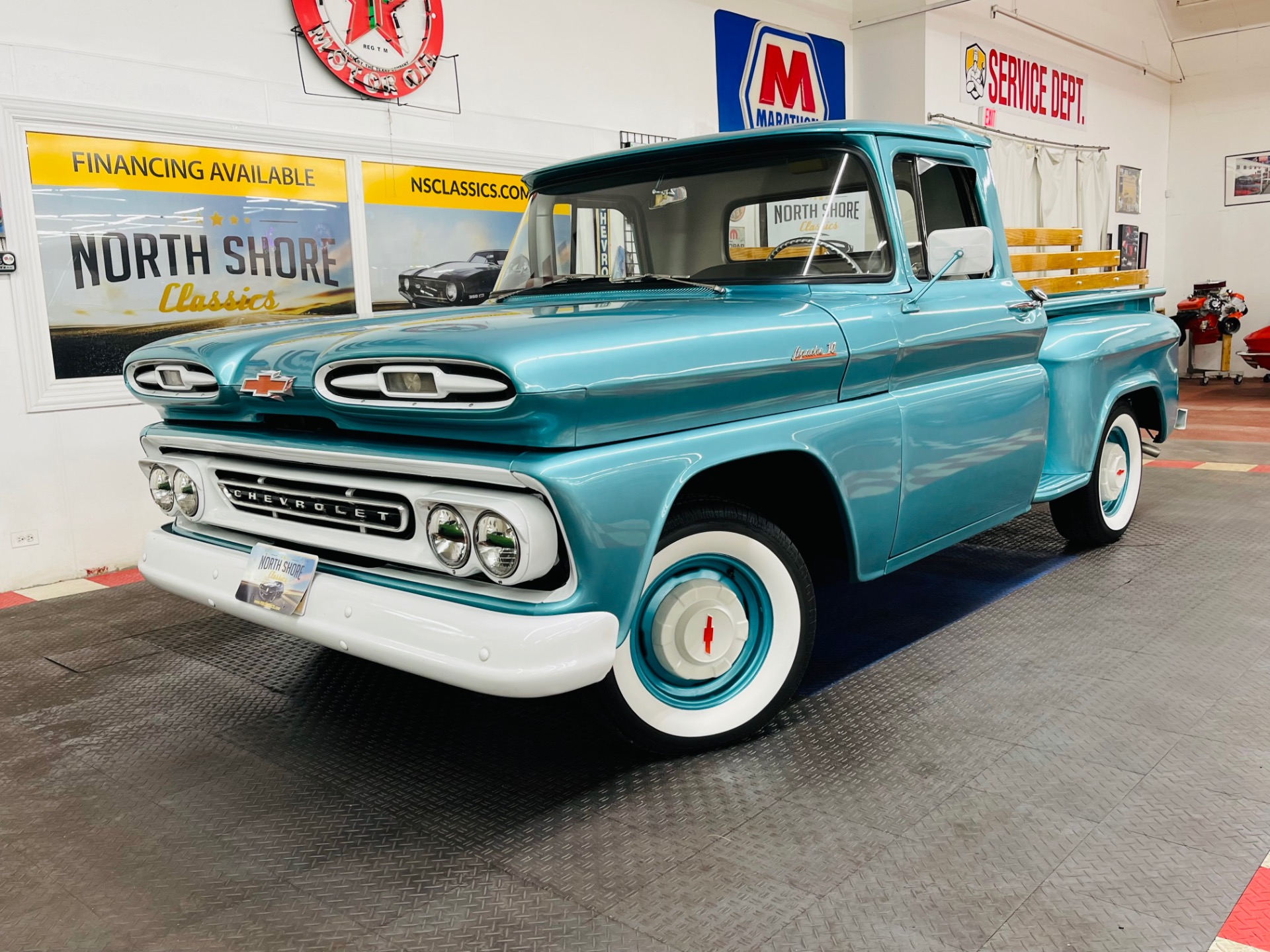 Used 1961 Chevrolet Pickup - APACHE 10 - STRAIGHT 6 - 3 SPEED MANUAL - SEE VIDEO | Mundelein, IL