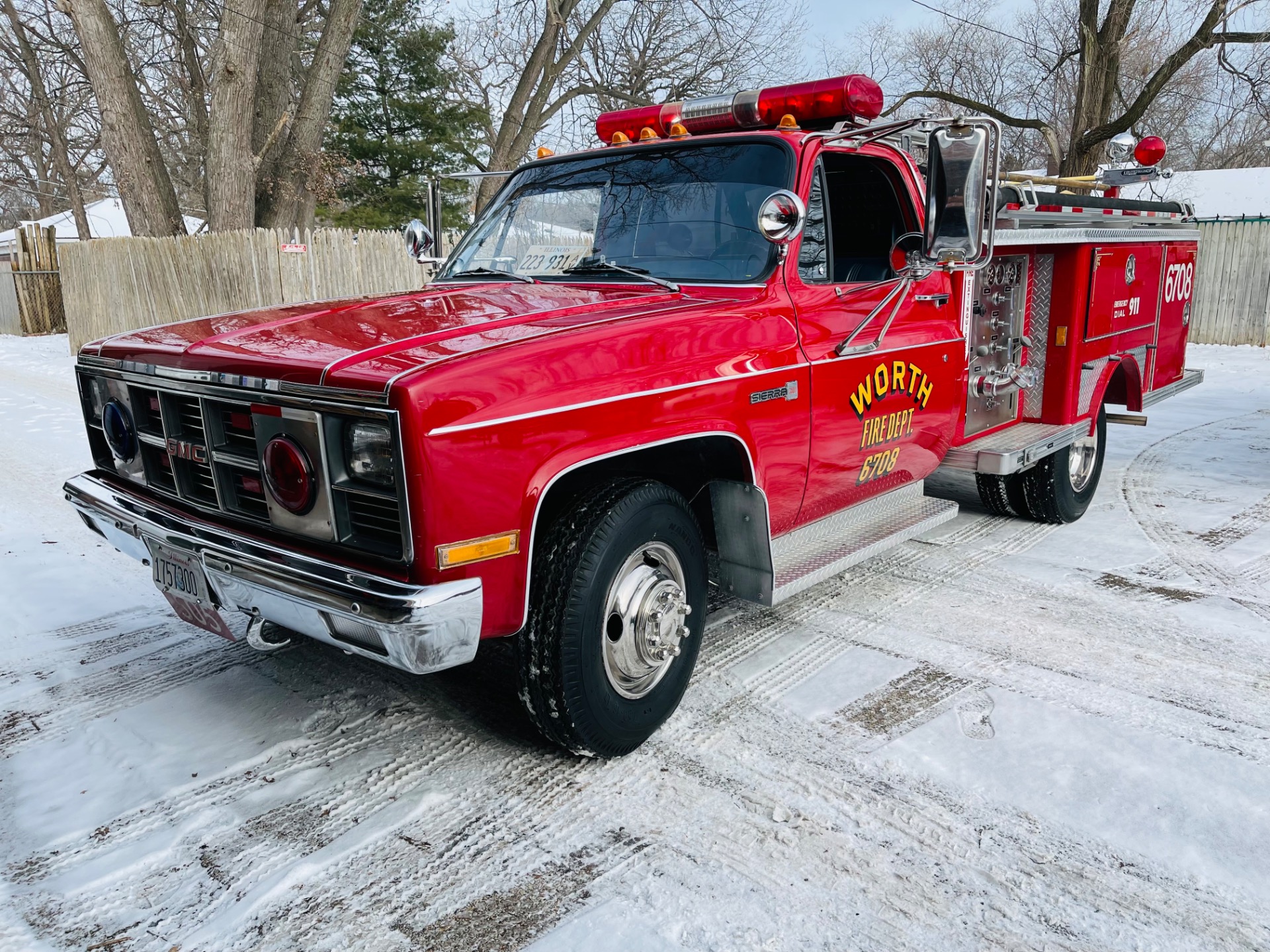 Used 1981 GMC Sierra 3500 Fire truck - SEE VIDEO | Mundelein, IL