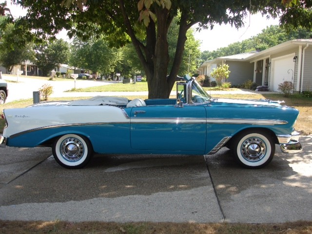 Used 1956 Chevrolet Bel Air FRAME OFF CONVERTIBLE RESTORED-SHOW QUALITY | Mundelein, IL