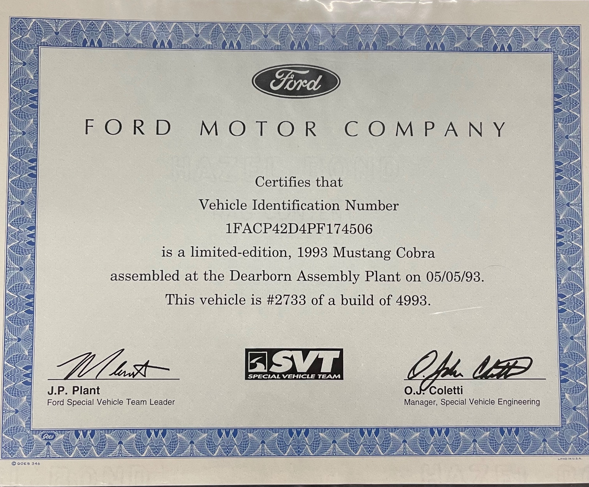 Used 1993 Ford Mustang SVT COBRA Clean car 30k Miles- SEE VIDEO | Mundelein, IL