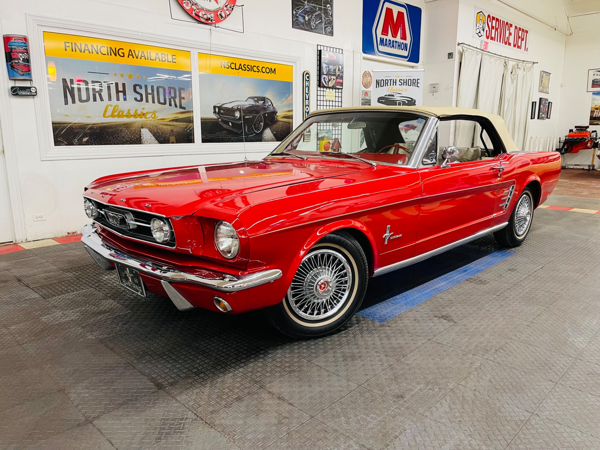 Used 1966 Ford Mustang - CONVERTIBLE - 302 V8 ENGINE - AUTO TRANS -SEE VIDEO | Mundelein, IL