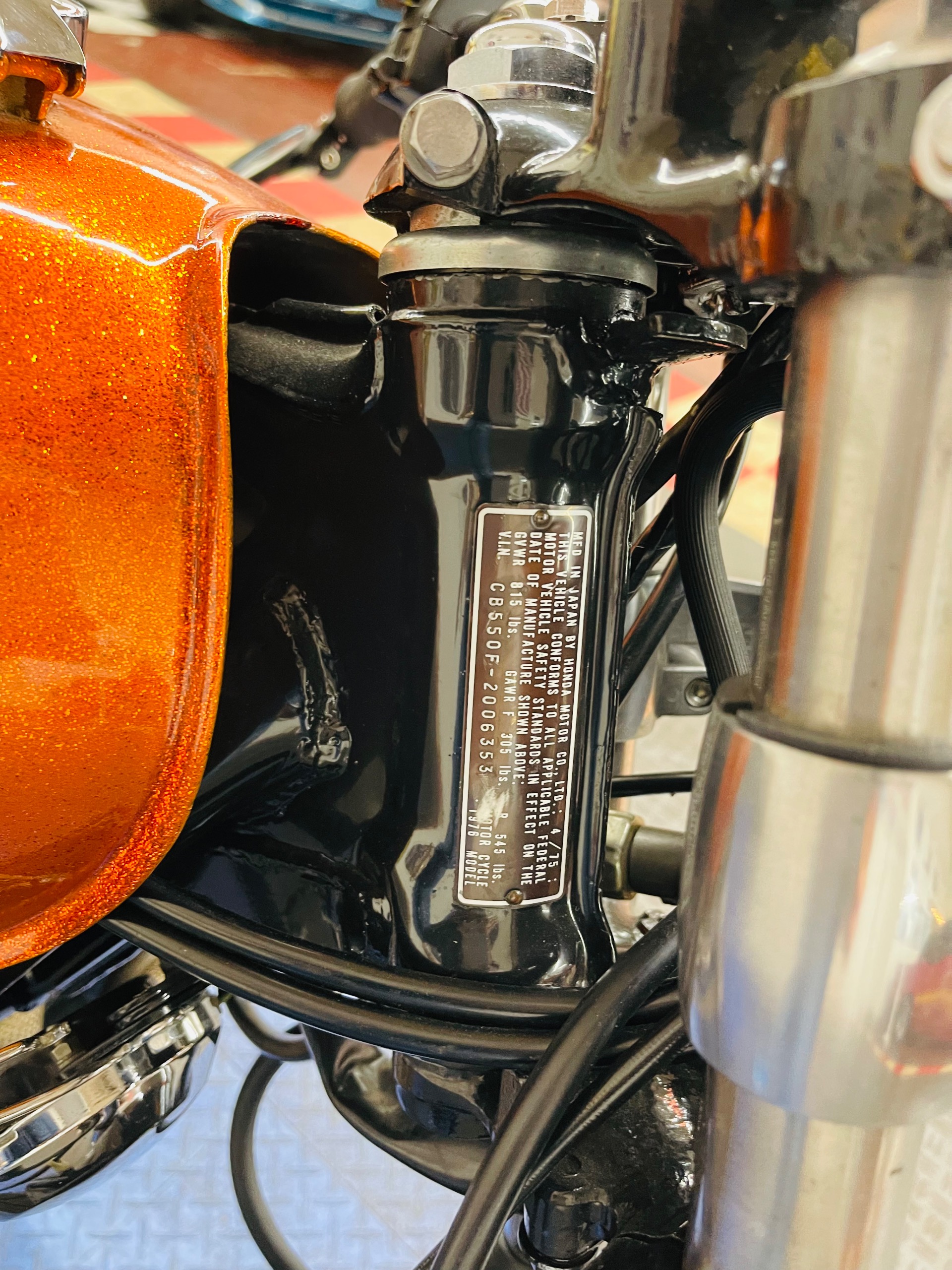Used 1976 Honda CB550 - CUSTOM PAINT -SEE VIDEO | St. Petersburg, FL