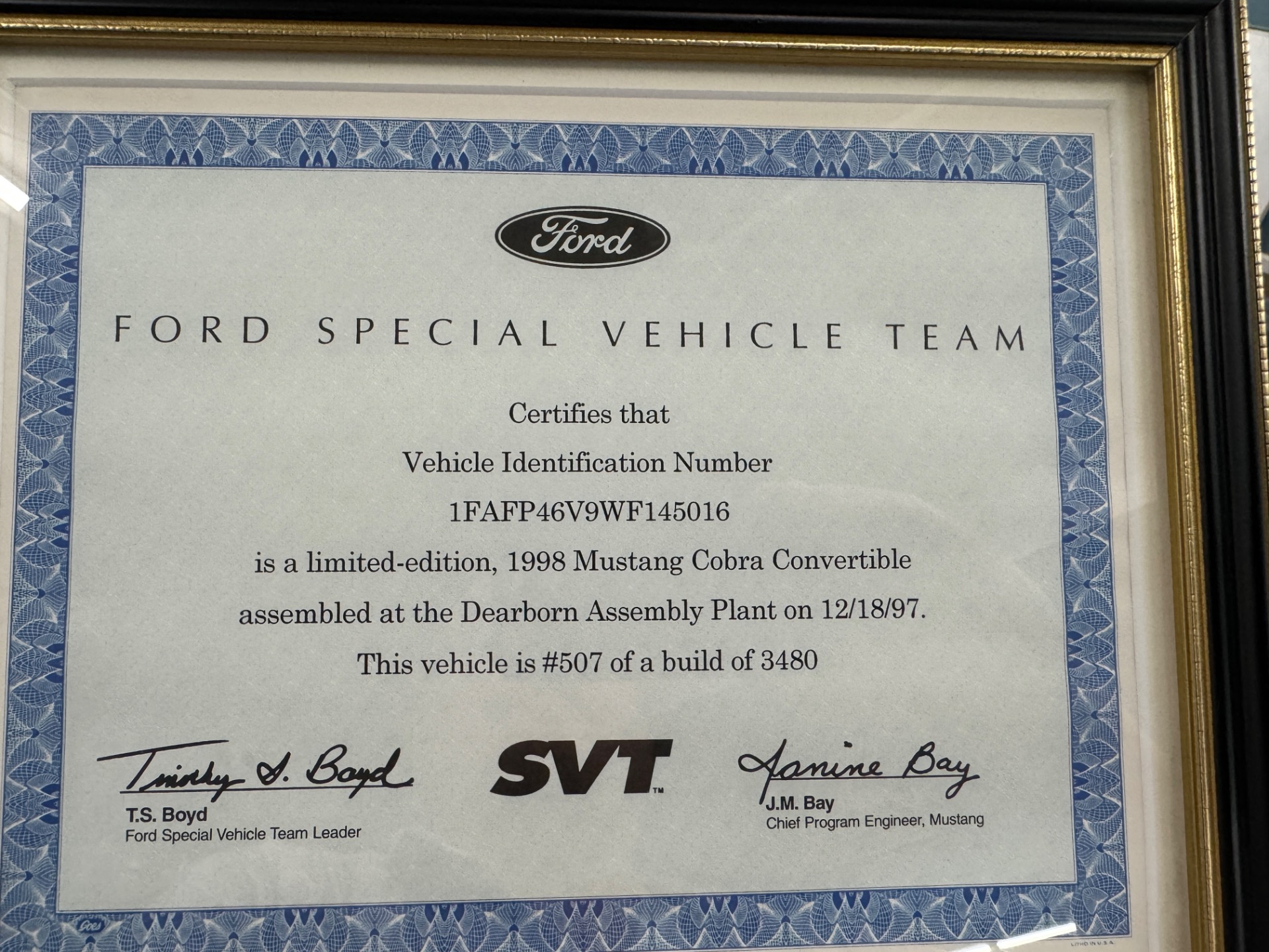 Used 1998 Ford Mustang - SVT COBRA CONVERTIBLE - 5 SPEED - | Mundelein, IL