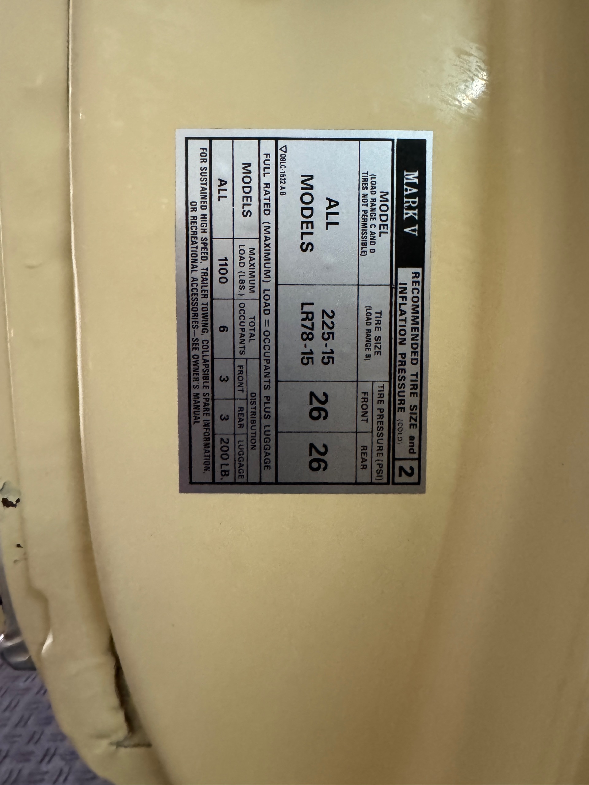 Used 1979 Lincoln Mark V - VERY LOW MILES - CLEAN SOUTHERN CAR -SEE VIDEO | Mundelein, IL