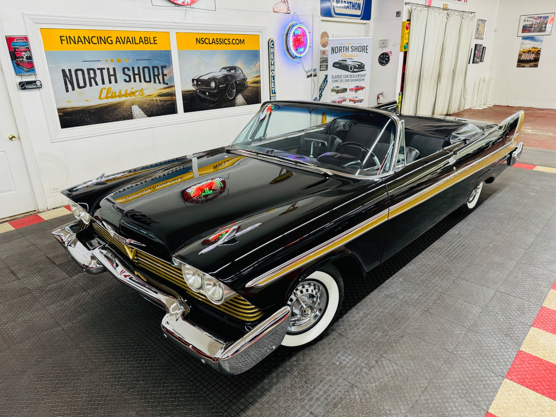 Used 1958 Plymouth Belvedere - FURY CONVERTIBLE - TRIPLE BLACK -SEE VIDEO | Mundelein, IL
