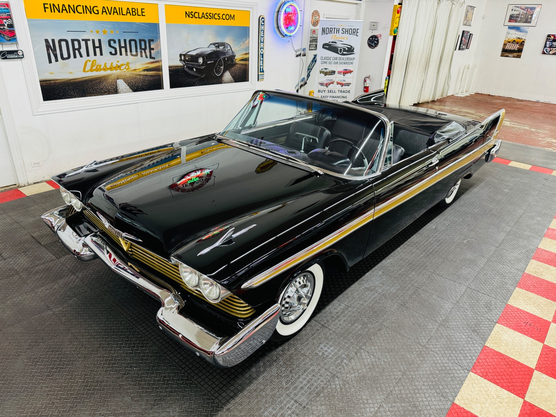 Used 1958 Plymouth Belvedere - FURY CONVERTIBLE - TRIPLE BLACK -SEE VIDEO | Mundelein, IL