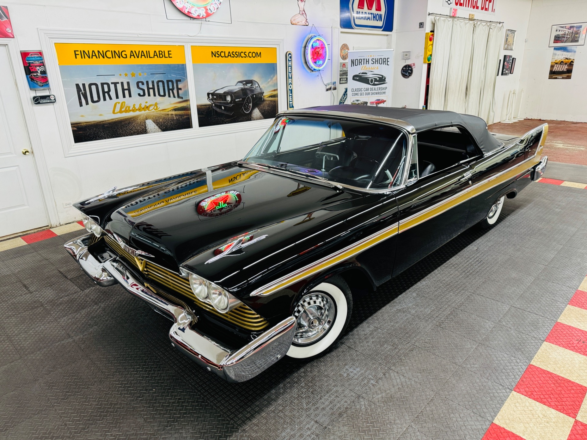 Used 1958 Plymouth Belvedere - FURY CONVERTIBLE - TRIPLE BLACK -SEE VIDEO | Mundelein, IL