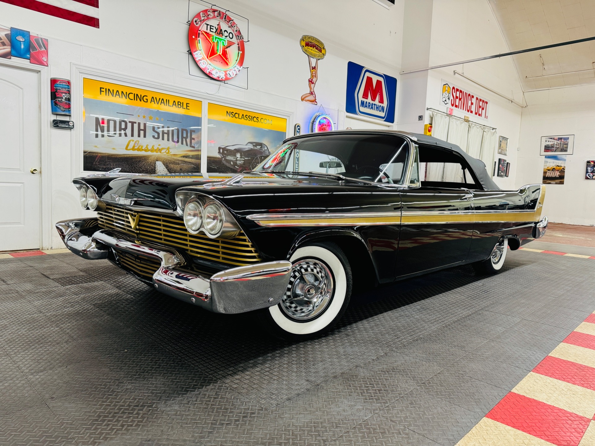 Used 1958 Plymouth Belvedere - FURY CONVERTIBLE - TRIPLE BLACK -SEE VIDEO | Mundelein, IL