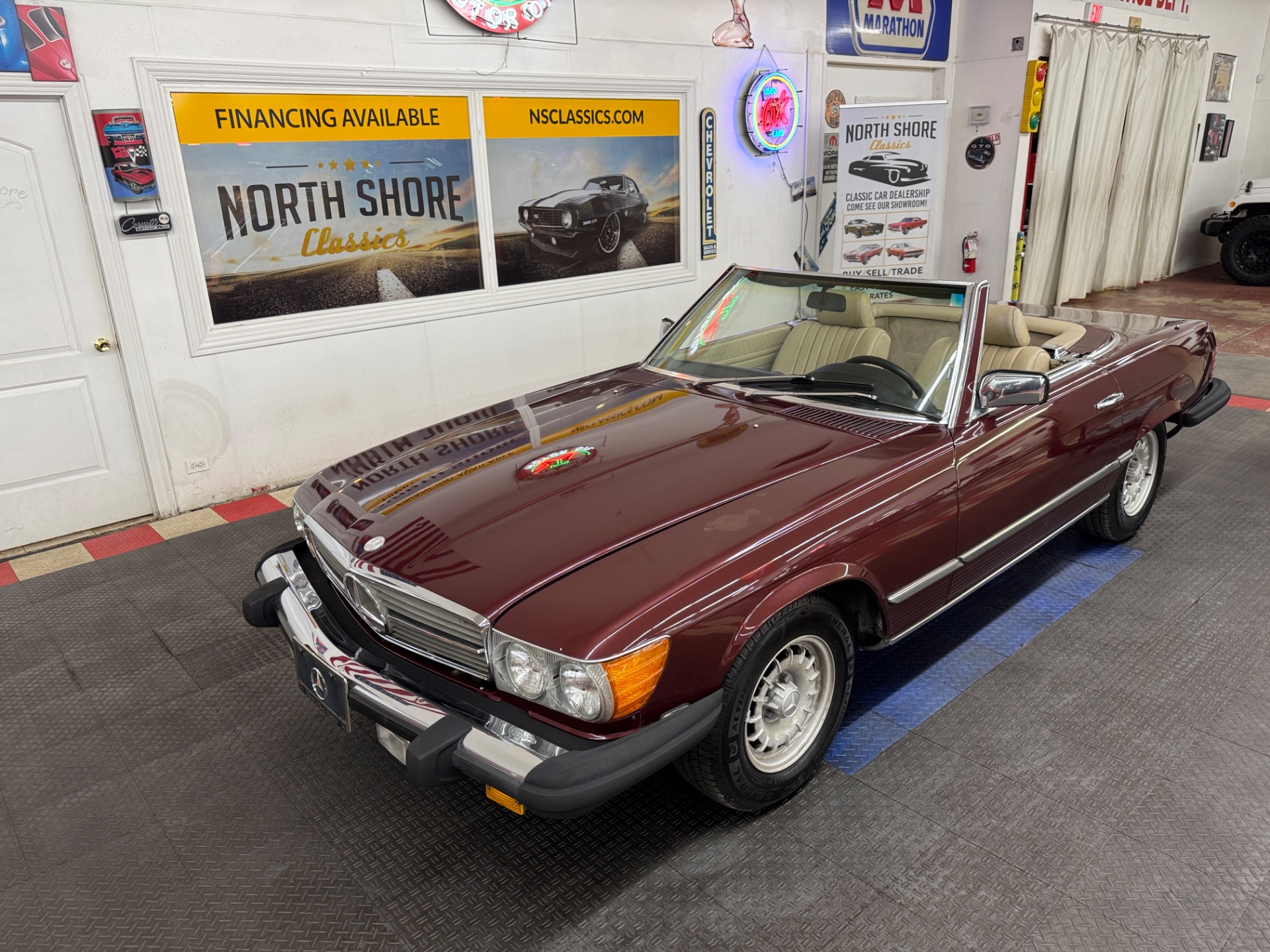 Used 1985 Mercedes Benz 380SL Convertible with HardTop-SEE VIDEO | Mundelein, IL