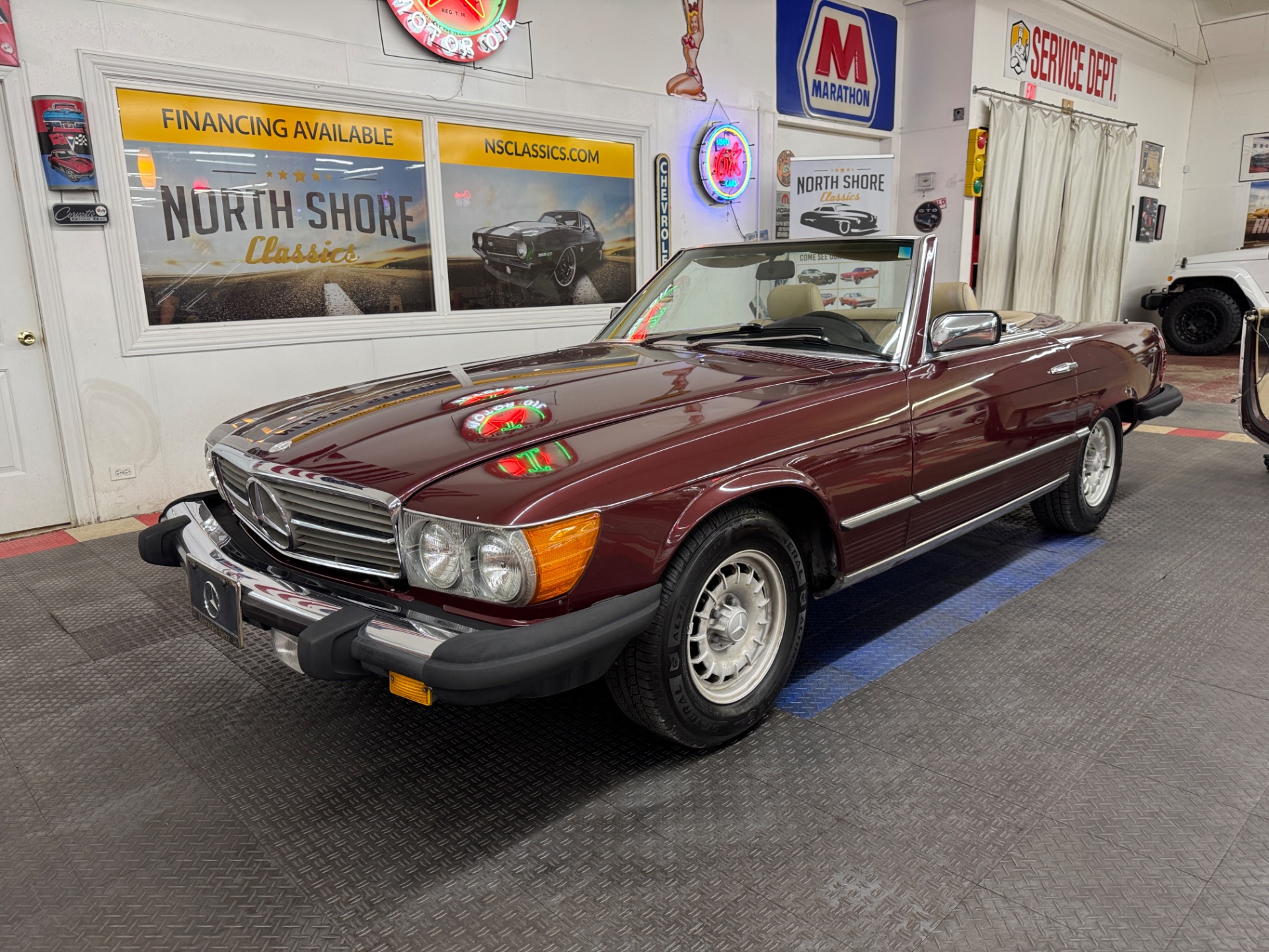 Used 1985 Mercedes Benz 380SL Convertible with HardTop-SEE VIDEO | Mundelein, IL