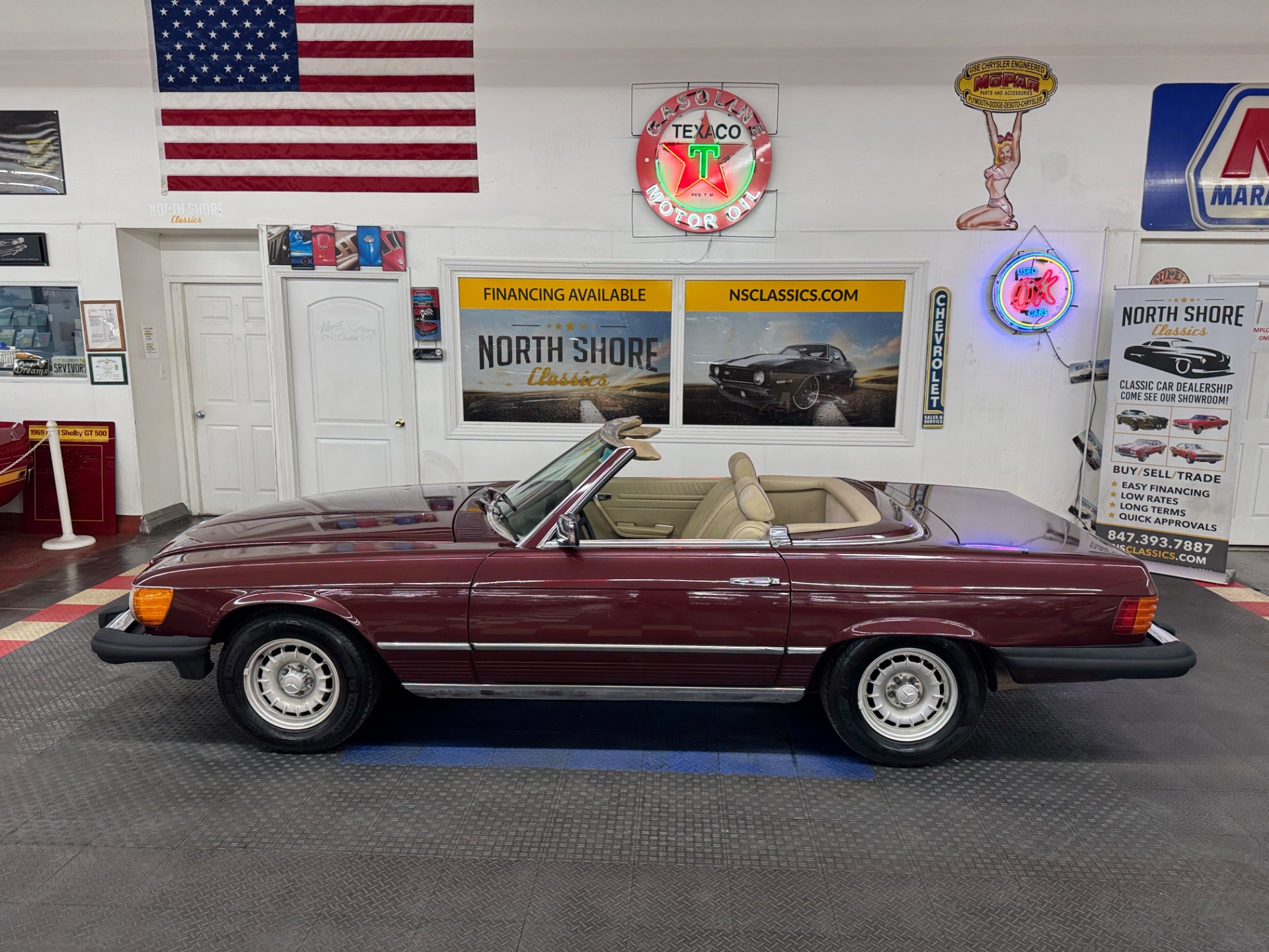 Used 1985 Mercedes Benz 380SL Convertible with HardTop-SEE VIDEO | Mundelein, IL