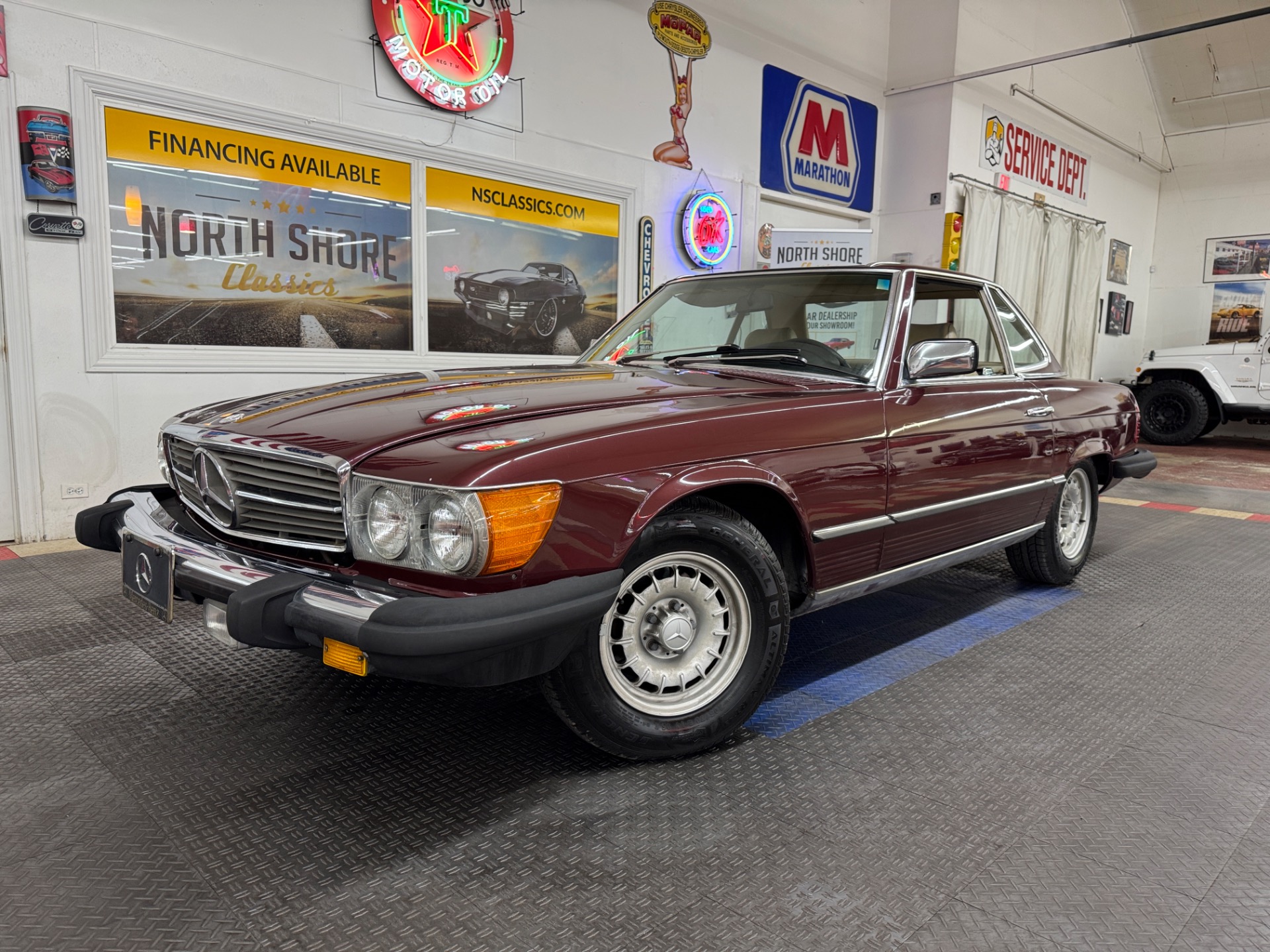 Used 1985 Mercedes Benz 380SL Convertible with HardTop-SEE VIDEO | Mundelein, IL