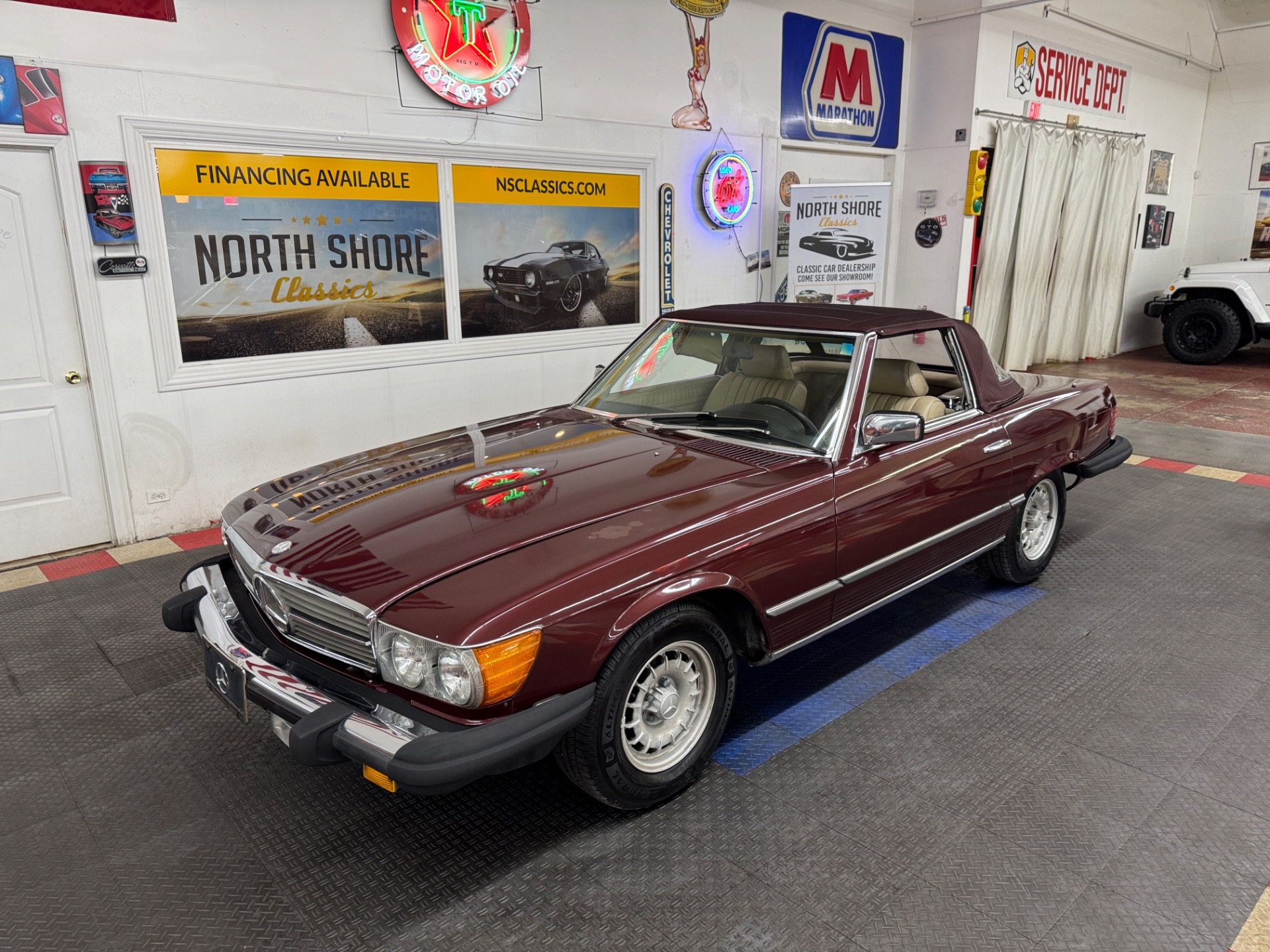 Used 1985 Mercedes Benz 380SL Convertible with HardTop-SEE VIDEO | Mundelein, IL