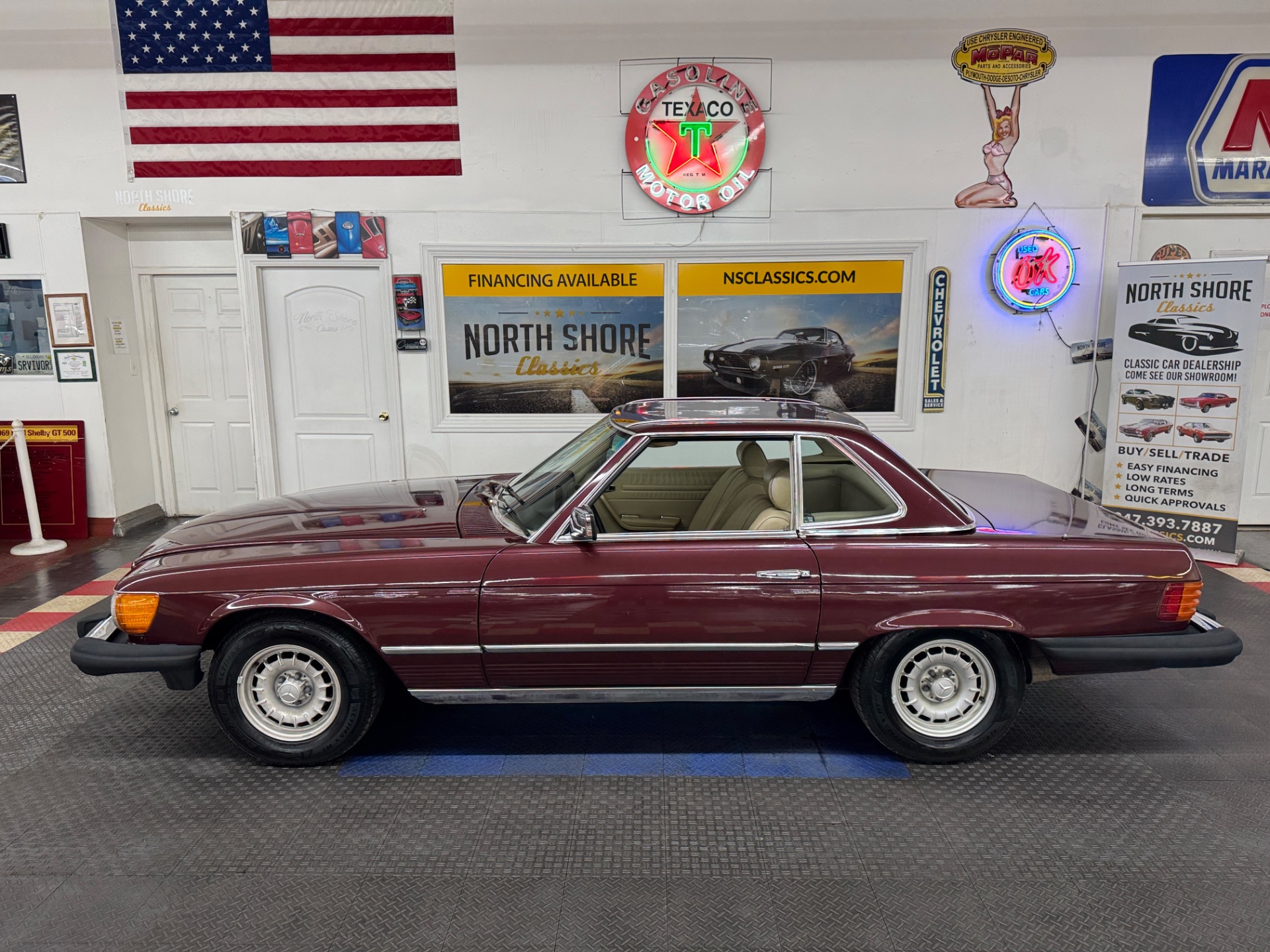 Used 1985 Mercedes Benz 380SL Convertible with HardTop-SEE VIDEO | Mundelein, IL