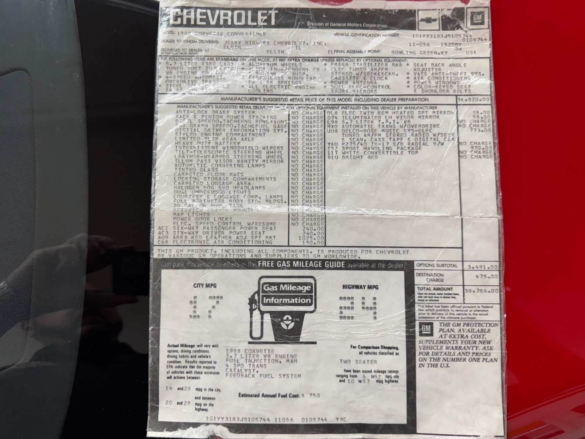 1988 Chevrolet Corvette 20