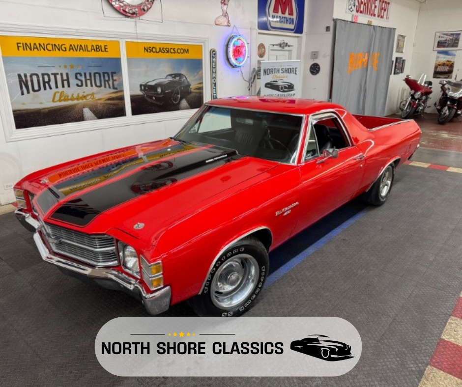 Red 1971 Chevrolet El Camino Coupe Automatic