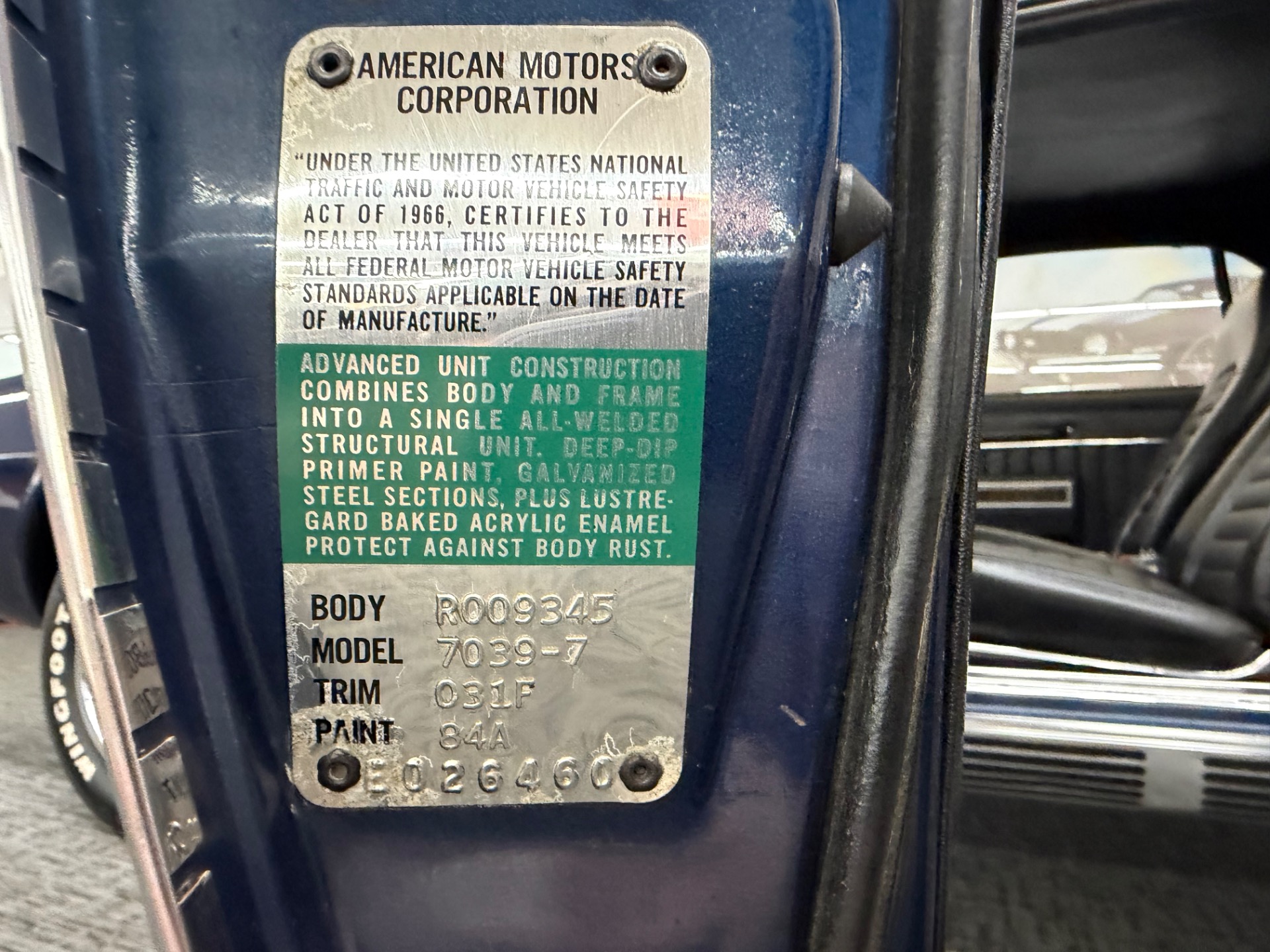 Used 1970 AMC AMX NUMBERS MATCHING-2 OWNER CAR-FACTORY 390/4SPD-SEE VIDEO | Mundelein, IL