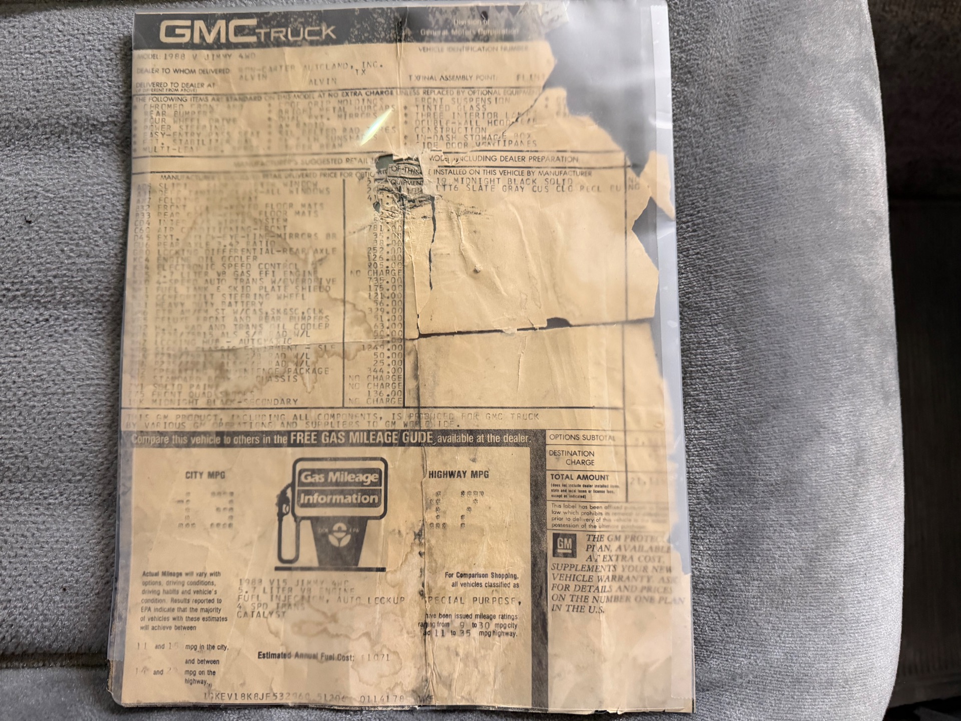 Used 1988 GMC Jimmy SIERRA CLASSIC- TEXAS TRUCK-NEW PAINT | Mundelein, IL