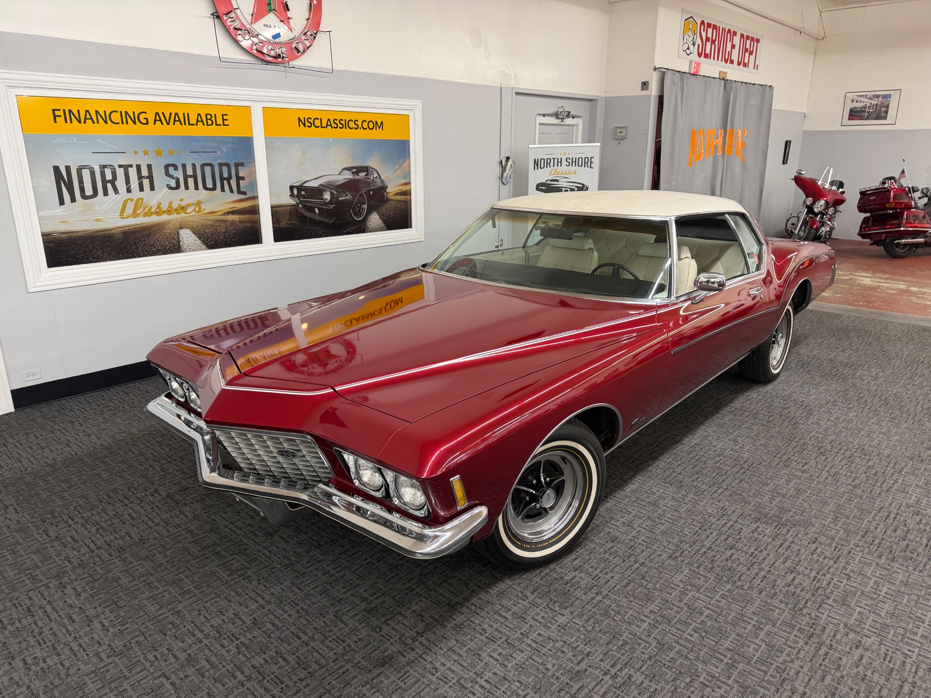 Red 1972 Buick Riviera Coupe Automatic