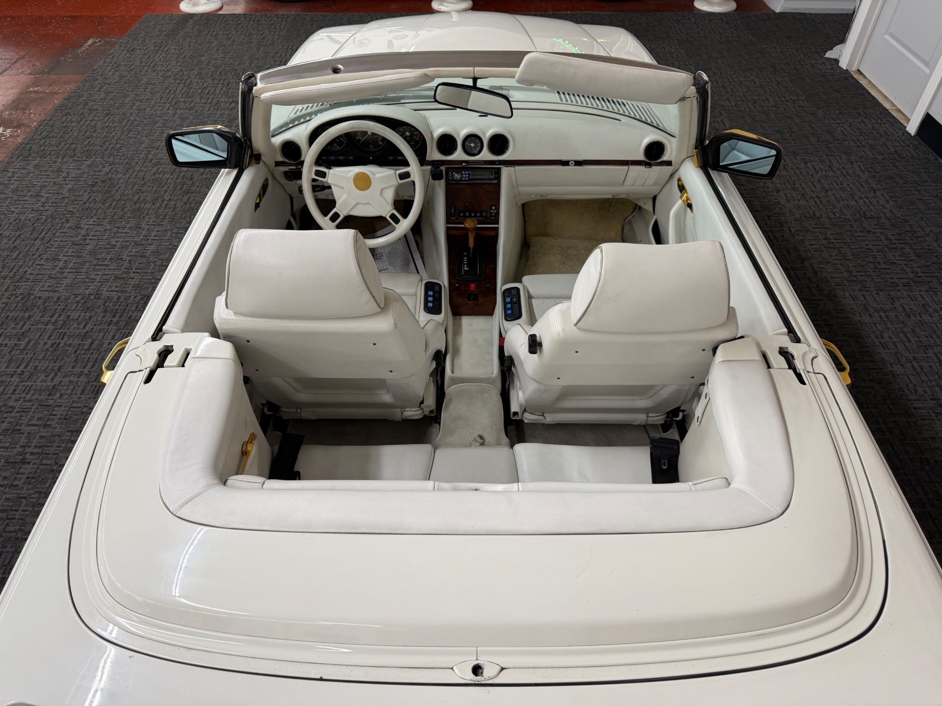 Used 1985 MERCEDES 500SL CUSTOM FACTORY ORDERED TRIPLE WHITE-2 OWNER-ORIGINAL MILES-SEE VIDEO | Mundelein, IL