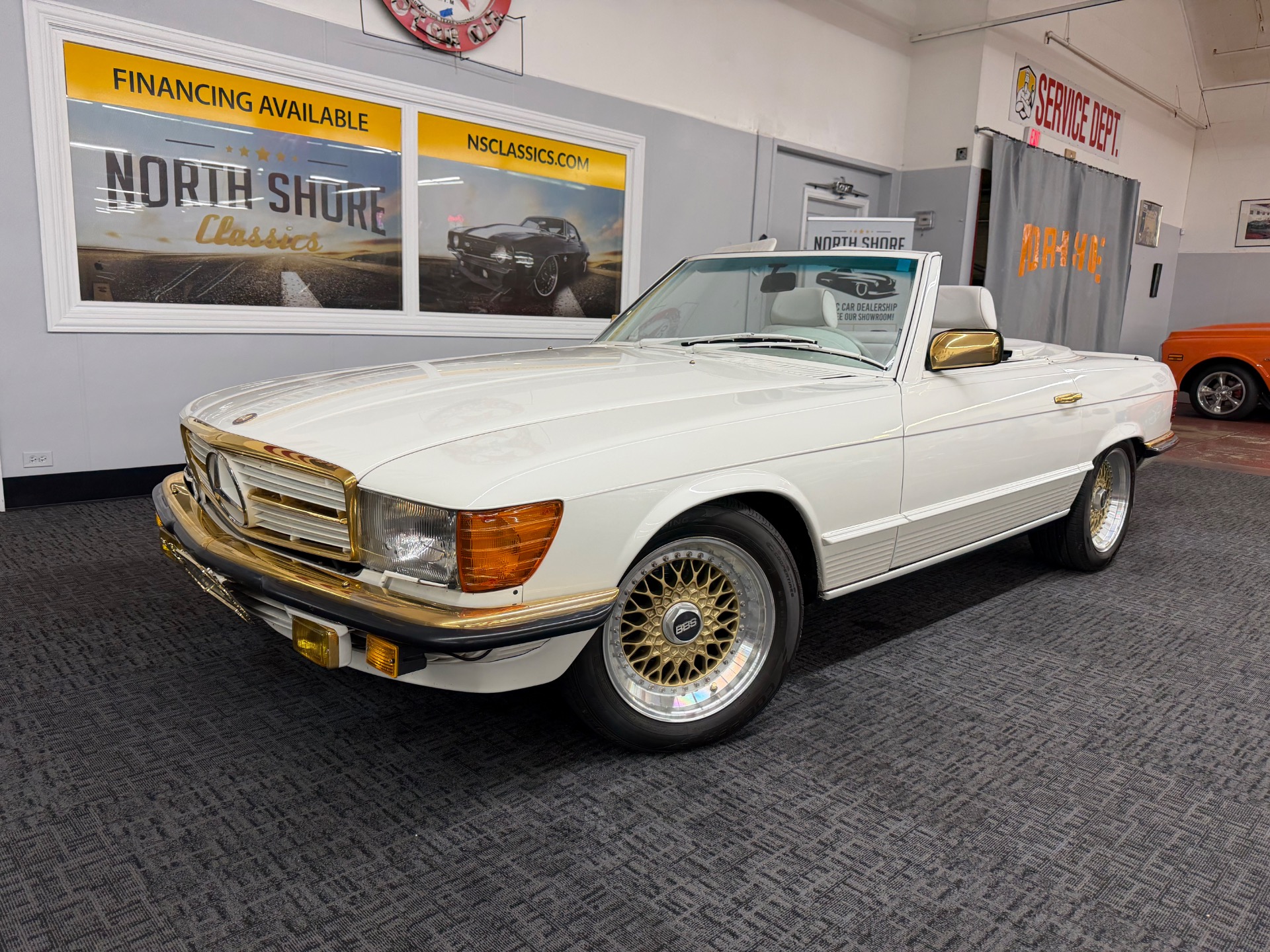 Used 1985 MERCEDES 500SL CUSTOM FACTORY ORDERED TRIPLE WHITE-2 OWNER-ORIGINAL MILES-SEE VIDEO | Mundelein, IL