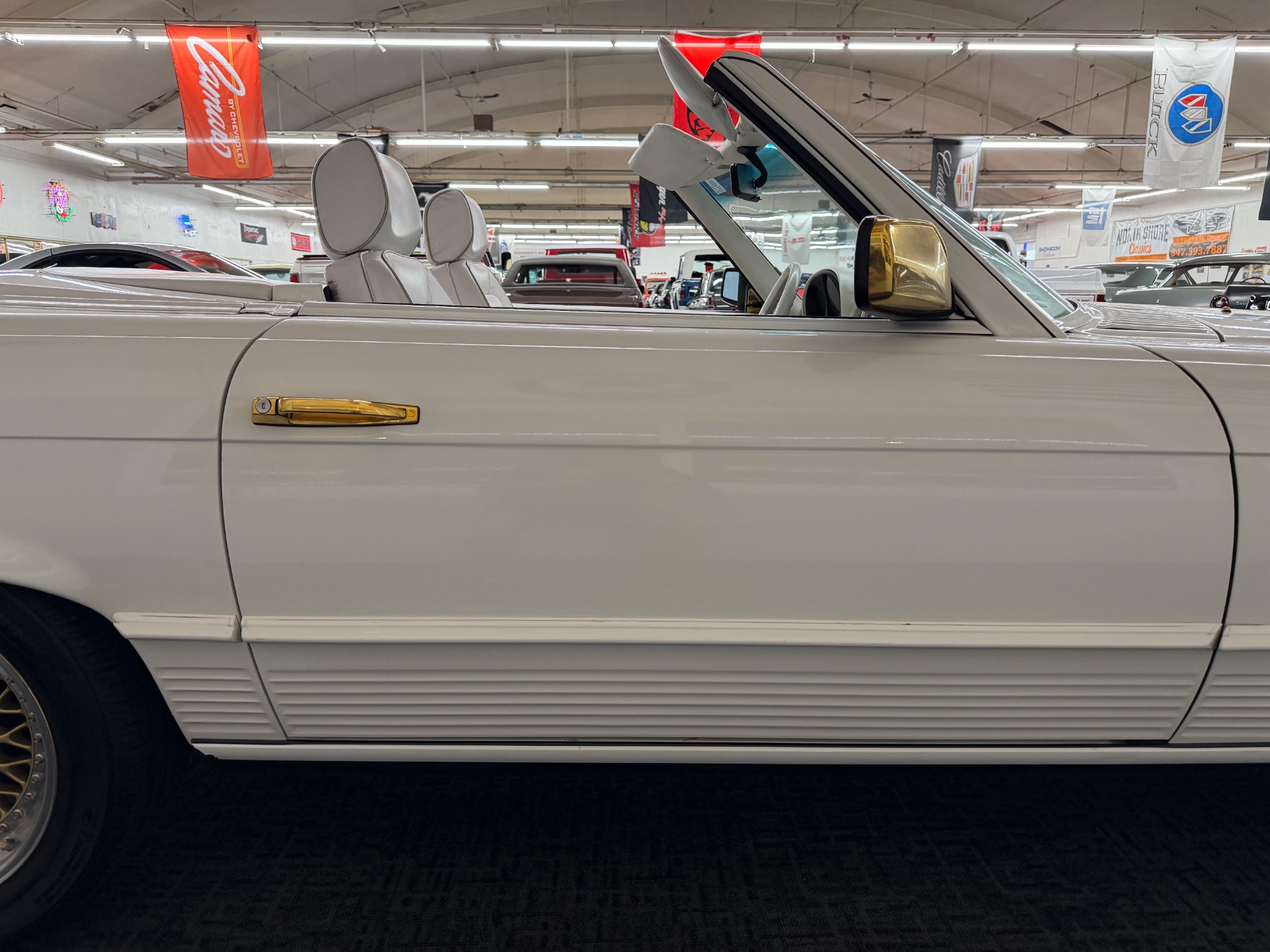 Used 1985 MERCEDES 500SL CUSTOM FACTORY ORDERED TRIPLE WHITE-2 OWNER-ORIGINAL MILES-SEE VIDEO | Mundelein, IL