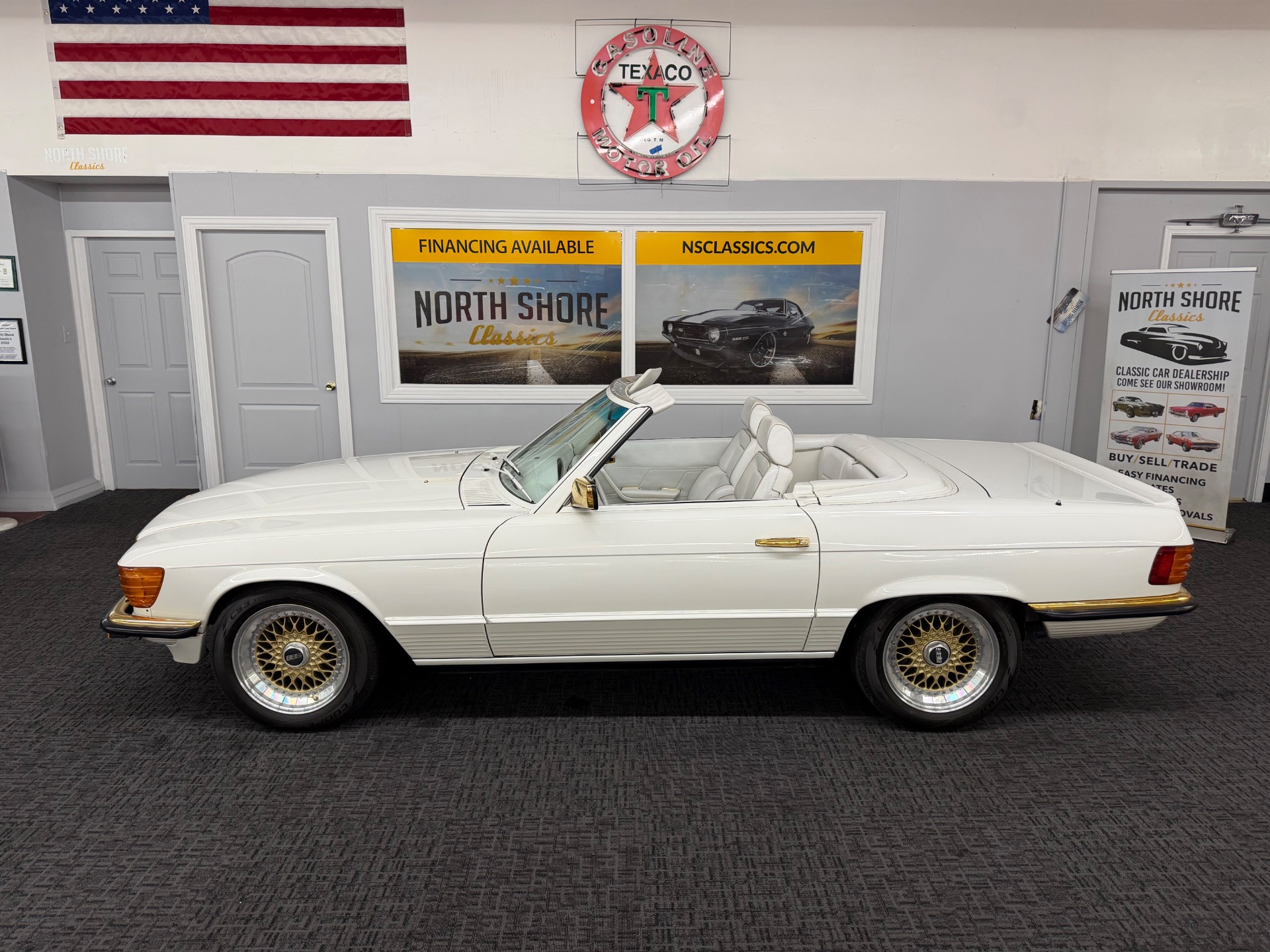 Used 1985 MERCEDES 500SL CUSTOM FACTORY ORDERED TRIPLE WHITE-2 OWNER-ORIGINAL MILES-SEE VIDEO | Mundelein, IL