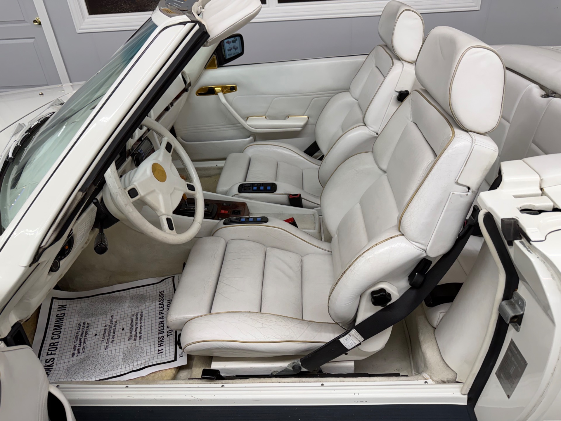 Used 1985 MERCEDES 500SL CUSTOM FACTORY ORDERED TRIPLE WHITE-2 OWNER-ORIGINAL MILES-SEE VIDEO | Mundelein, IL