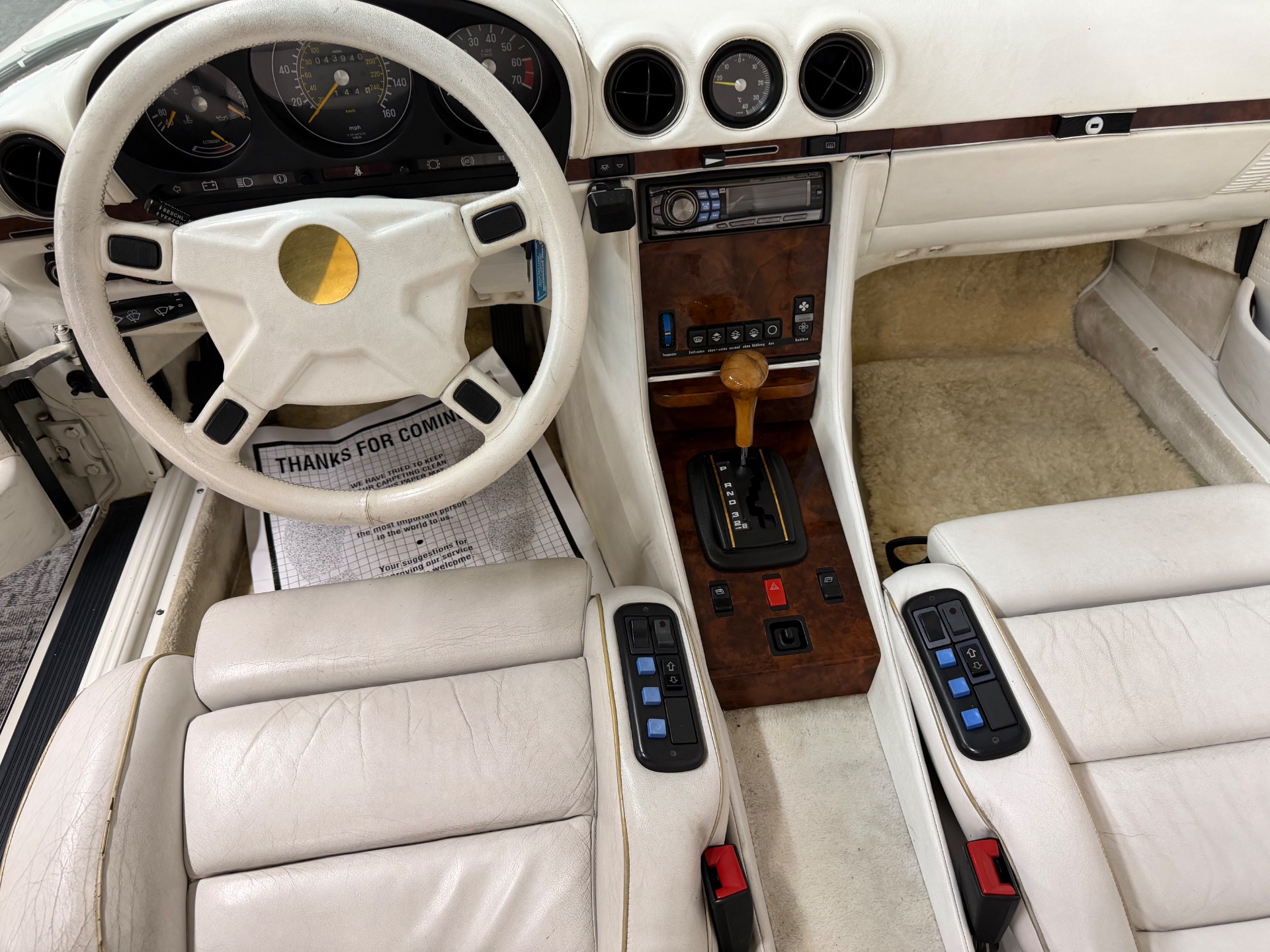 Used 1985 MERCEDES 500SL CUSTOM FACTORY ORDERED TRIPLE WHITE-2 OWNER-ORIGINAL MILES-SEE VIDEO | Mundelein, IL