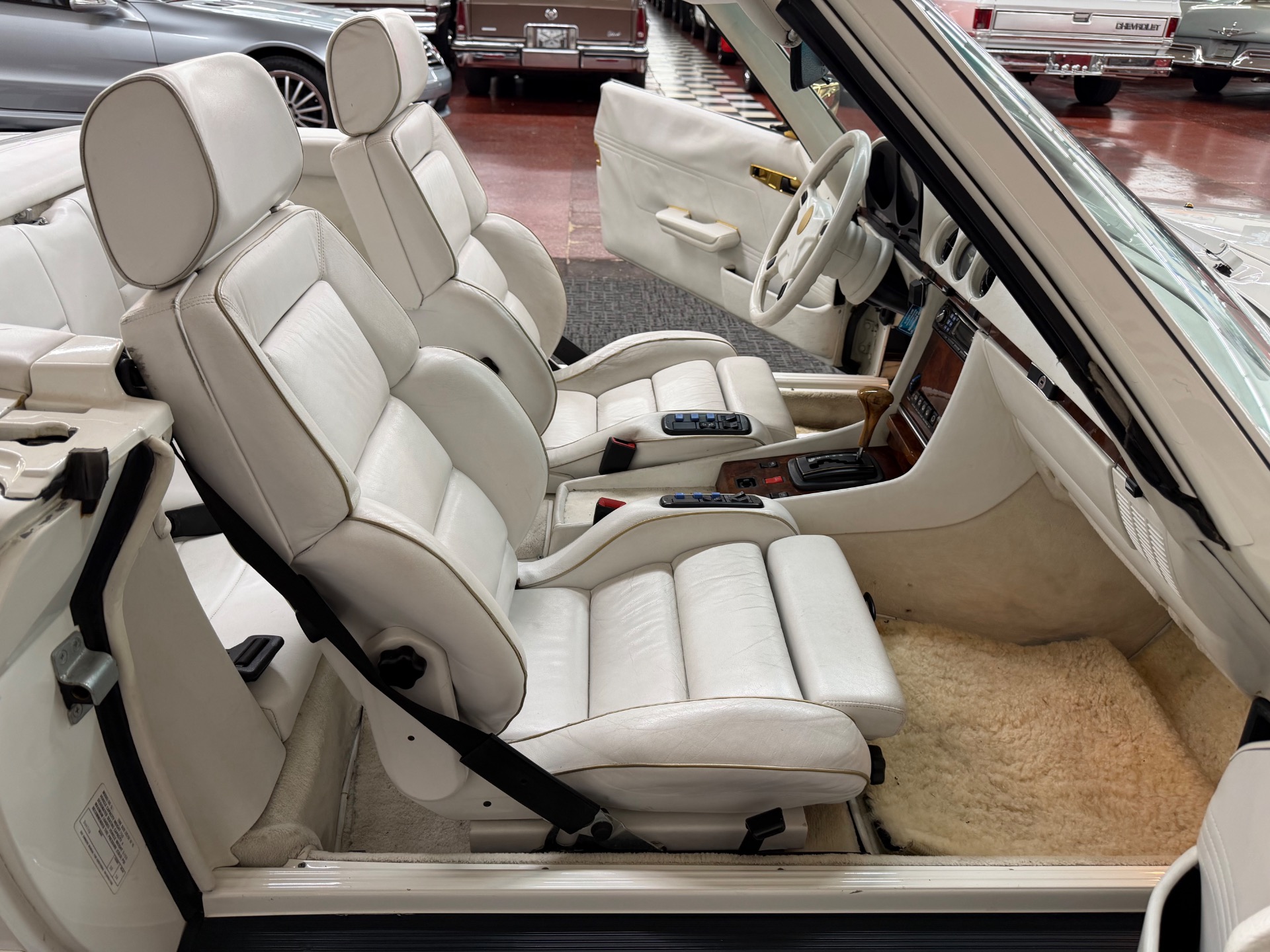 Used 1985 MERCEDES 500SL CUSTOM FACTORY ORDERED TRIPLE WHITE-2 OWNER-ORIGINAL MILES-SEE VIDEO | Mundelein, IL