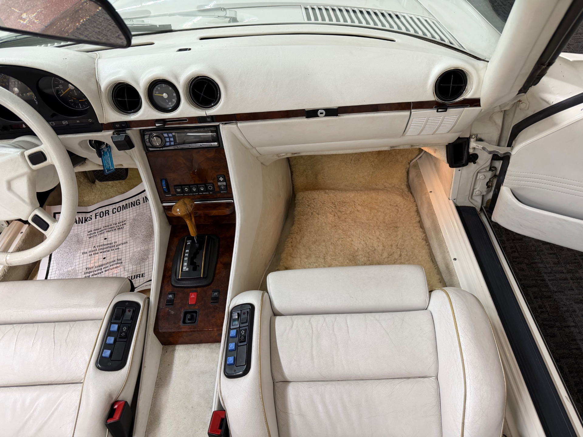 Used 1985 MERCEDES 500SL CUSTOM FACTORY ORDERED TRIPLE WHITE-2 OWNER-ORIGINAL MILES-SEE VIDEO | Mundelein, IL